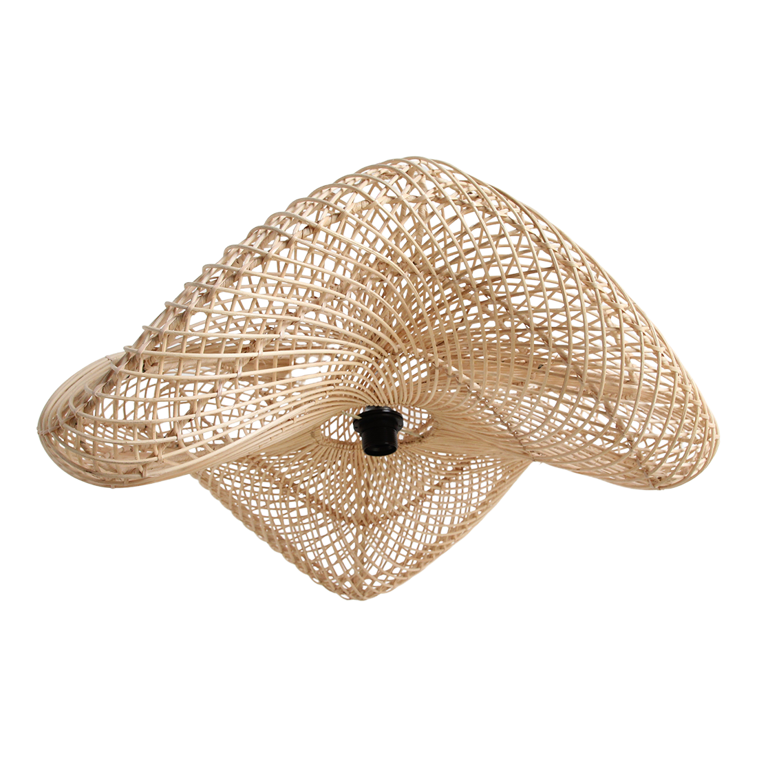 Hanglamp Wave Natural Large Raw Materials