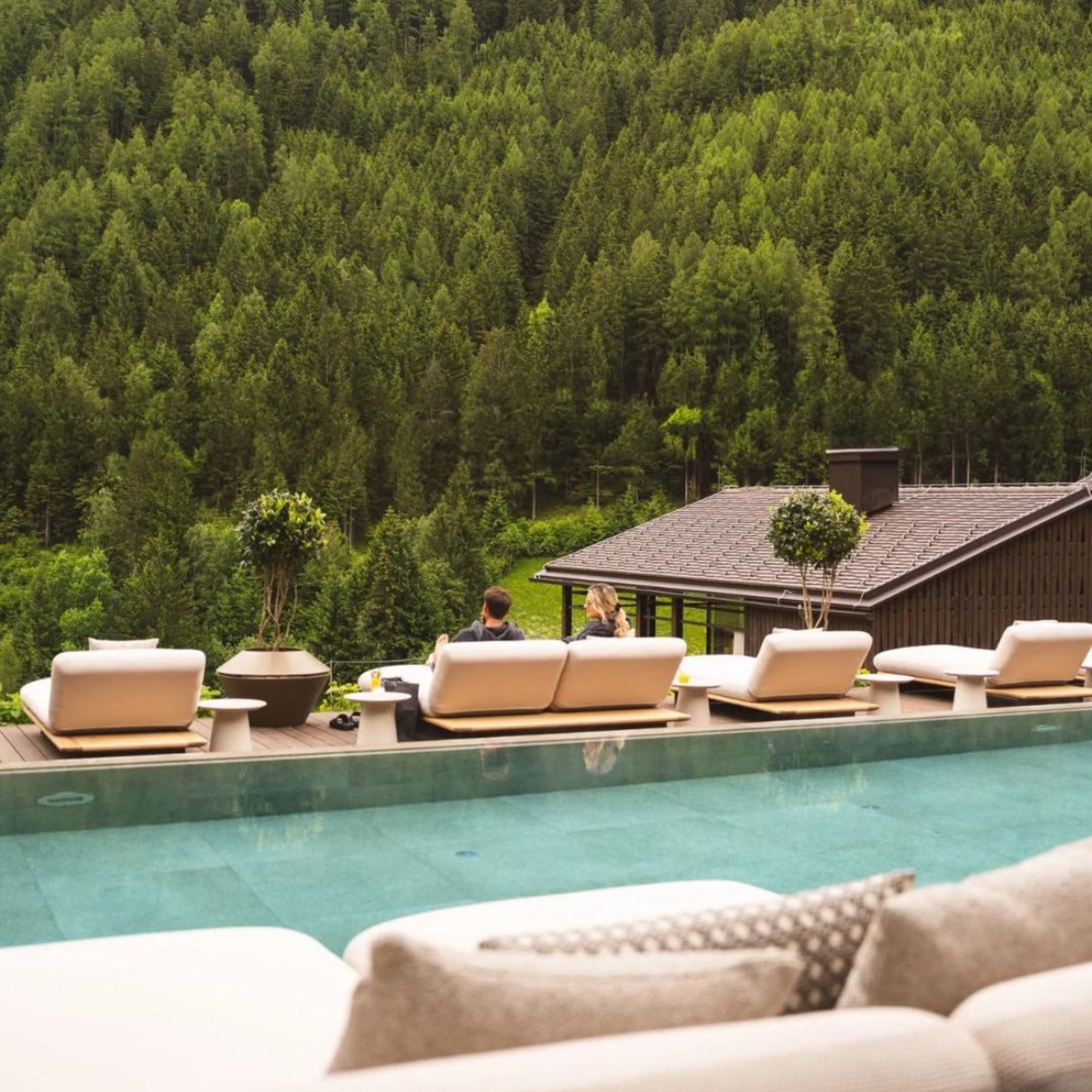 MAZU Oyster Luxe LED Plantenpot Ivoor