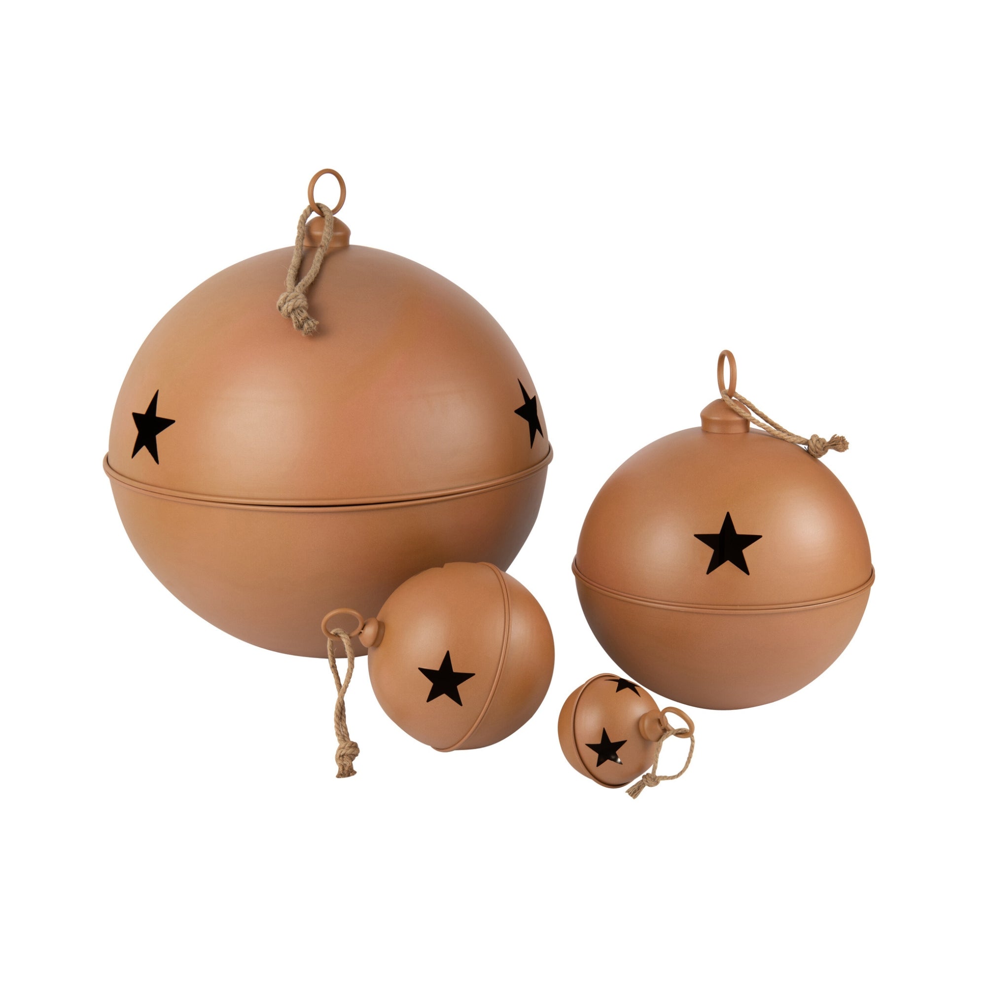 Kerstbal Bal Ijzer Roestbruin Extra Large J-Line