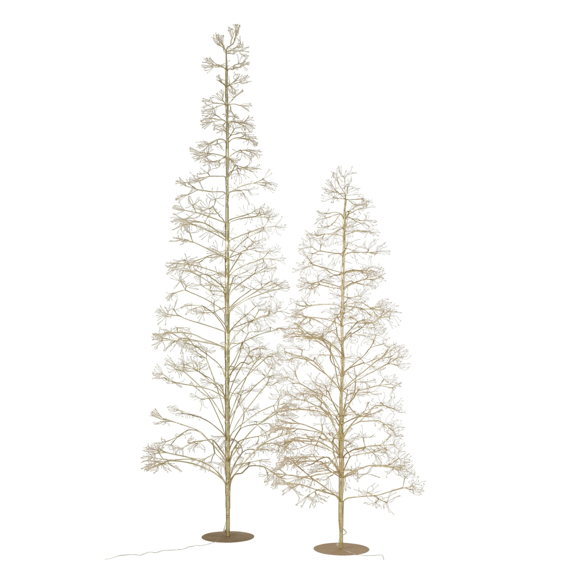 Kerstboom 3000 Led Metaal Goudkleurig Large H300cm J-Line