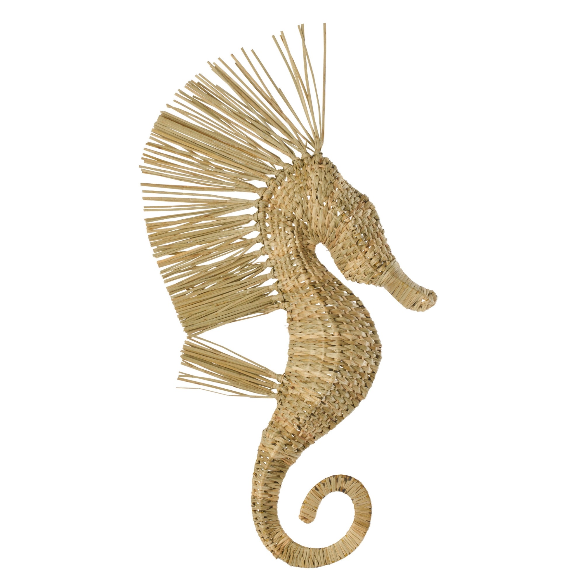 Wandobject Zeepaard Gras Naturel Large J-Line