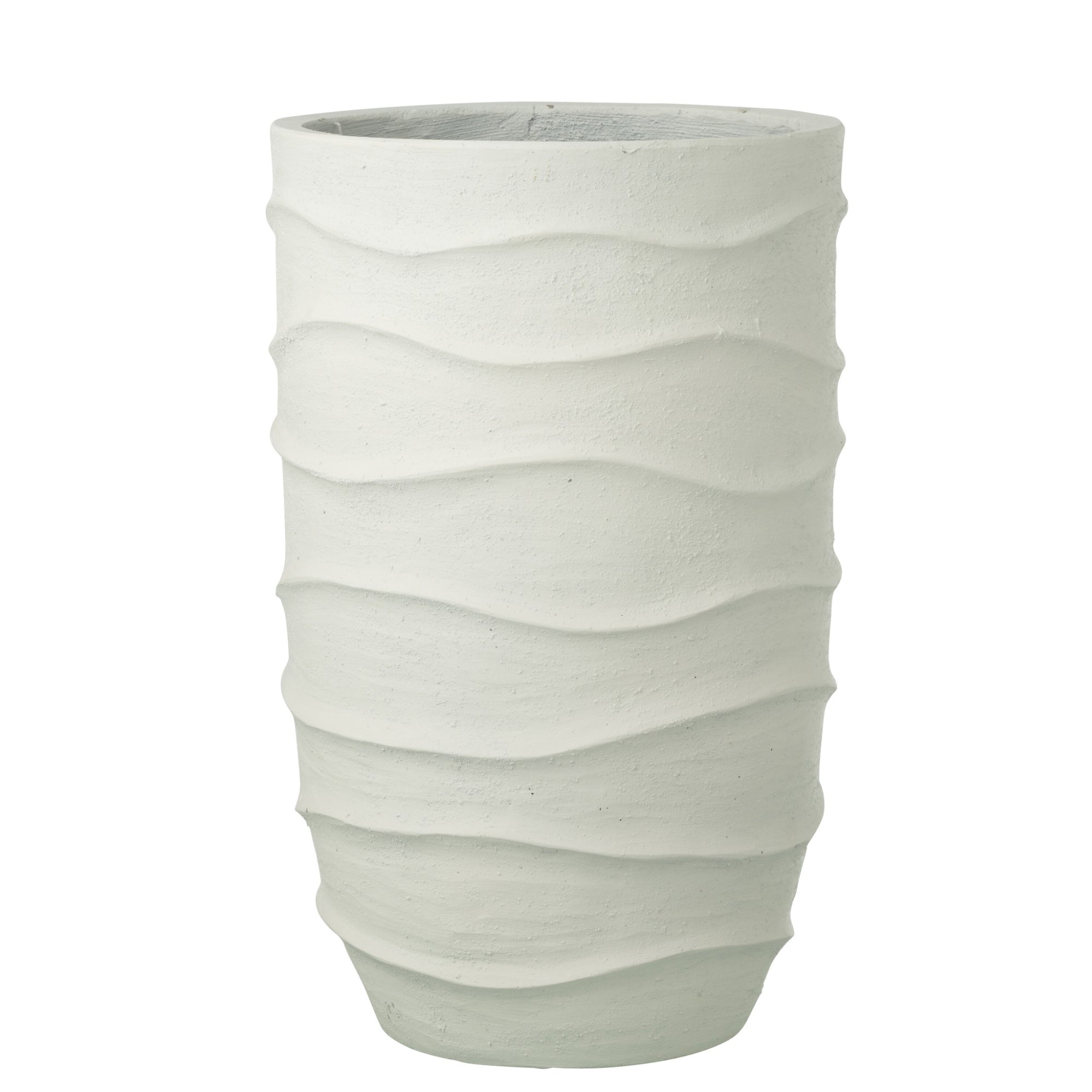 Bloempot Golf + Buiten Zand Wit Extra Large J-Line