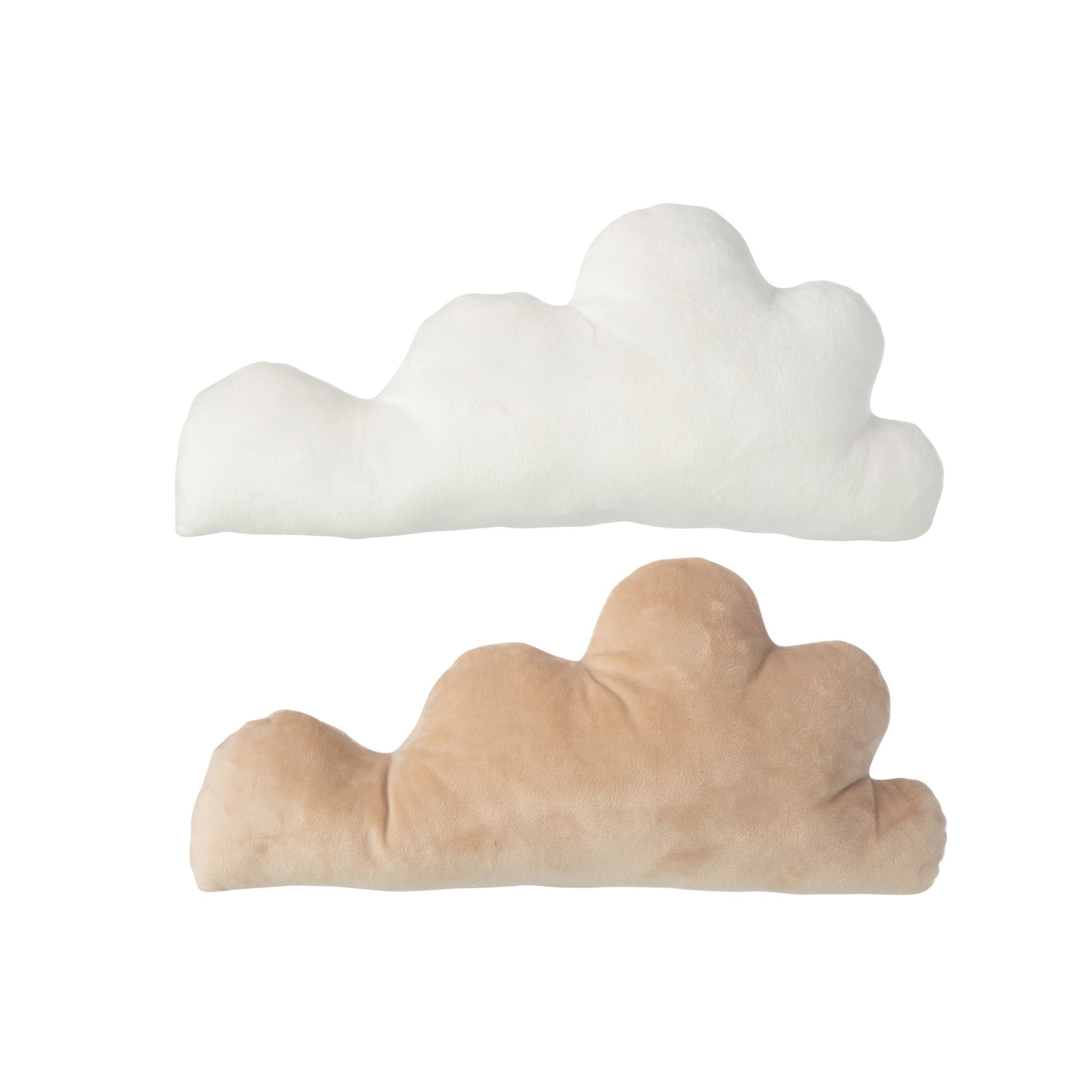 Wolk Polyester Wit/Beige Assortiment Van 2 J-Line