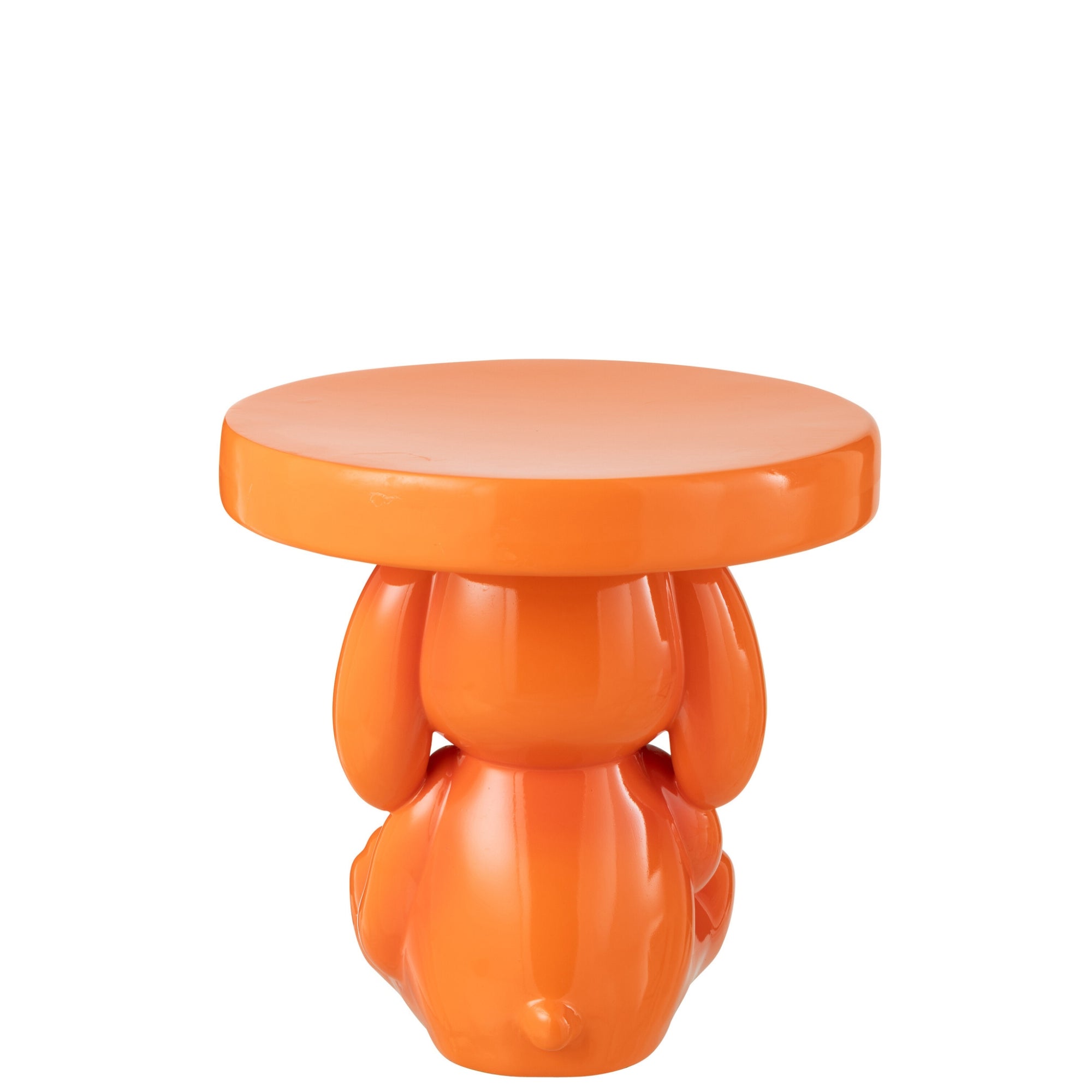 Bijzettafel Beer Polyresin Oranje J-Line