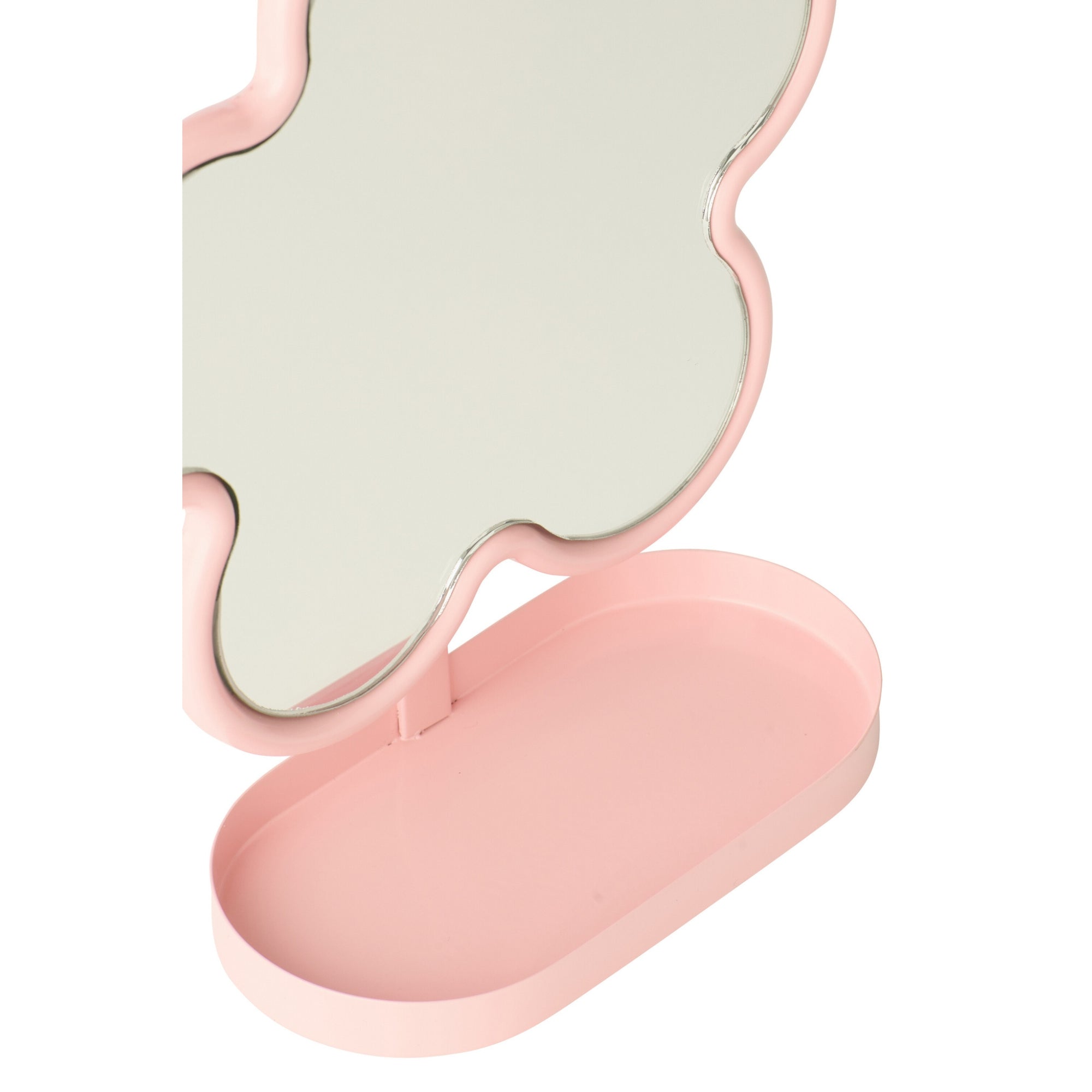 Tafelspiegel Bloem Ijzer Lichtroze J-Line