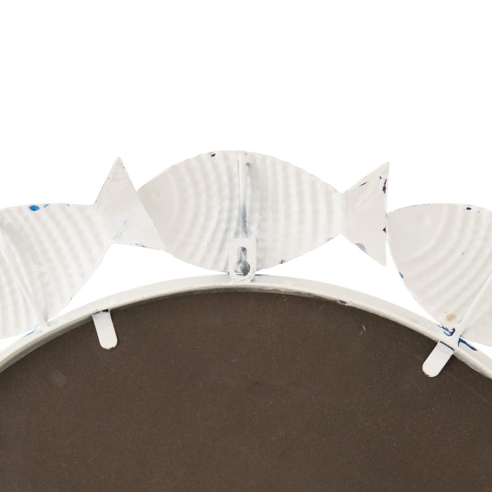 Wandspiegel Vis Ijzer Wit J-Line