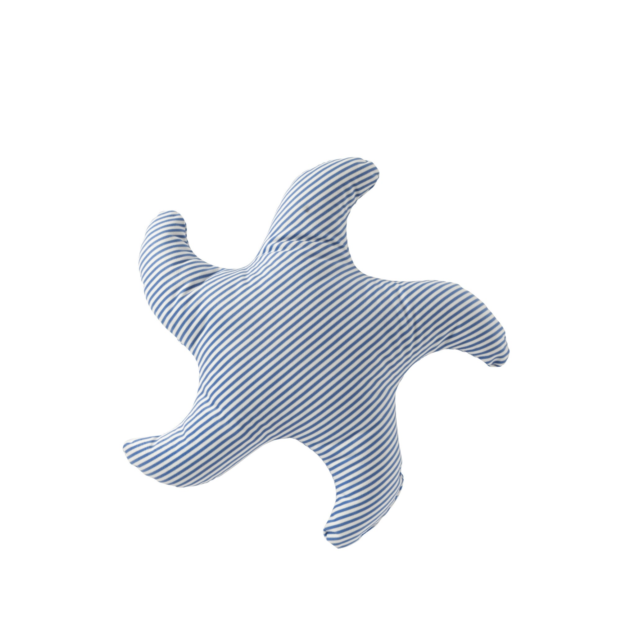 Kussen Zeester Gestreept Polyester Blauw/Wit J-Line