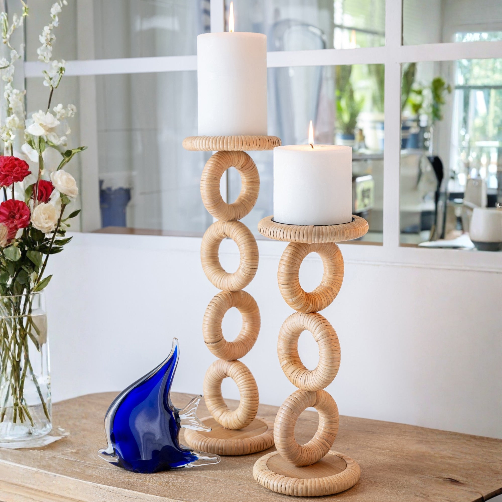 Kaarshouder Ring Mdf Naturel Small J-Line