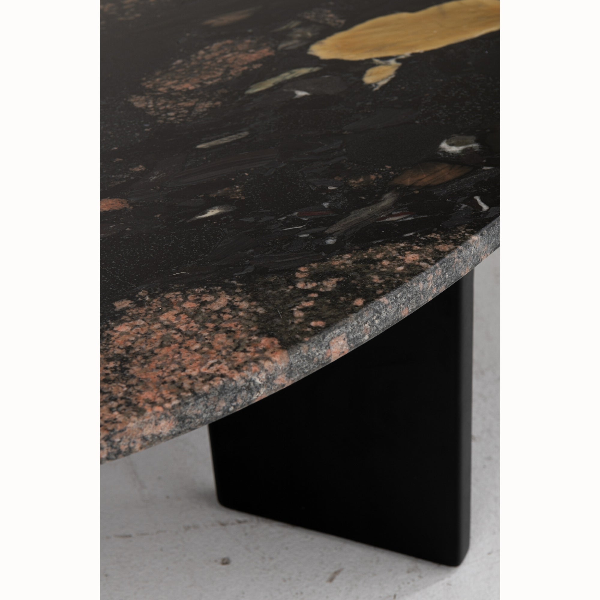 Salontafel Mathilde Marmer Zwart/Perzik J-Line