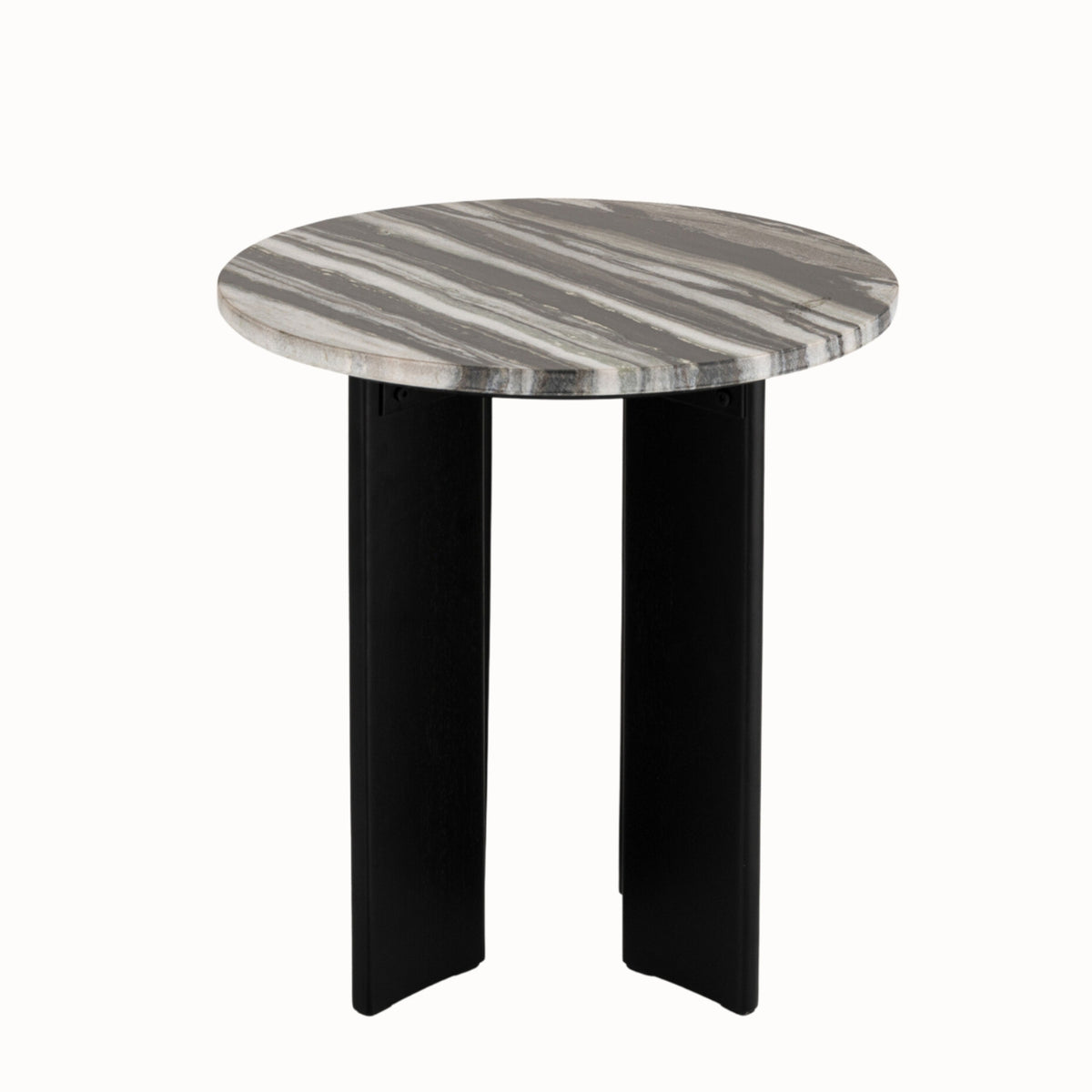 Bijzettafel Mathilde Marmer Zwart/Grijs J-Line