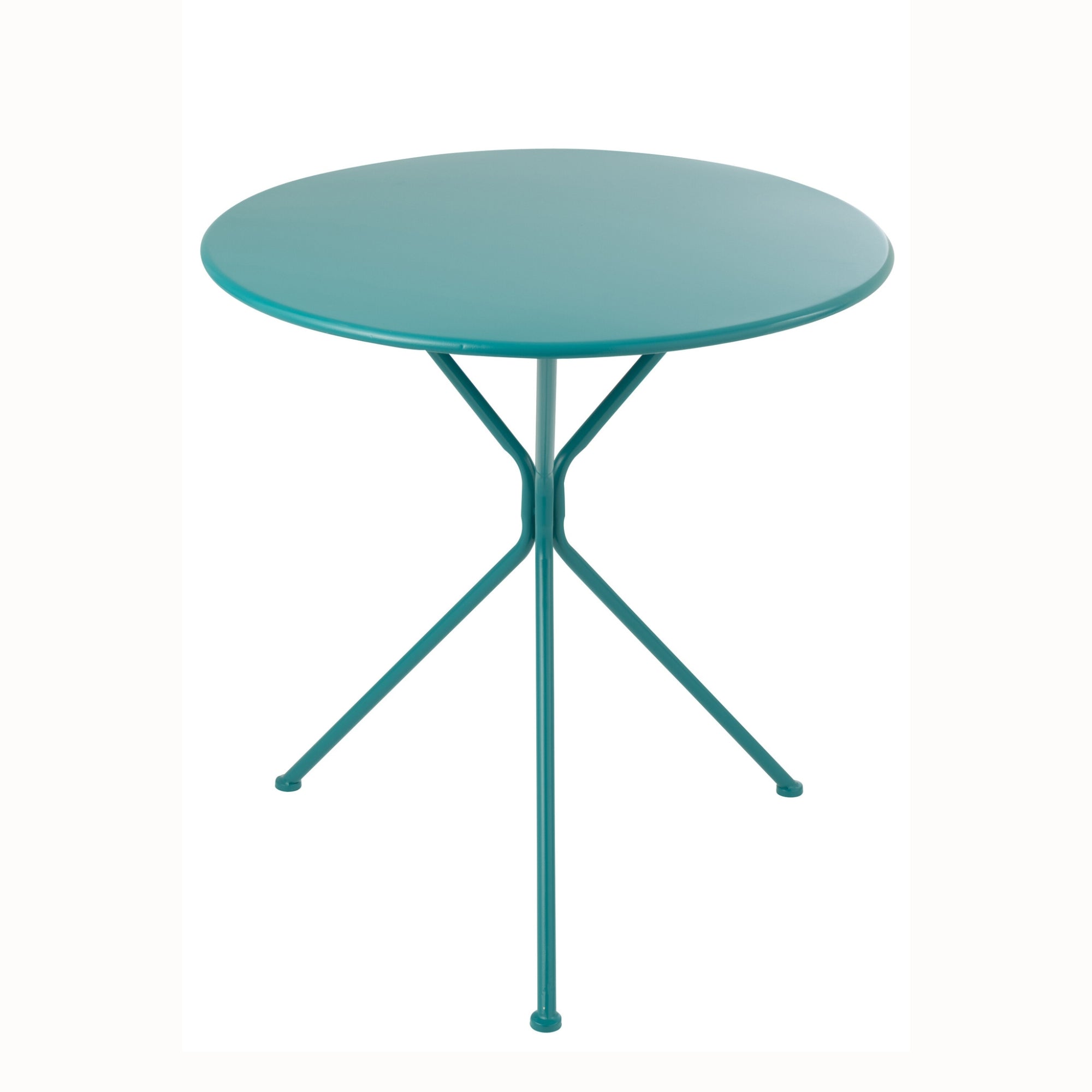 Tuintafel Tripod Rond Metaal Turquoise Large J-Line