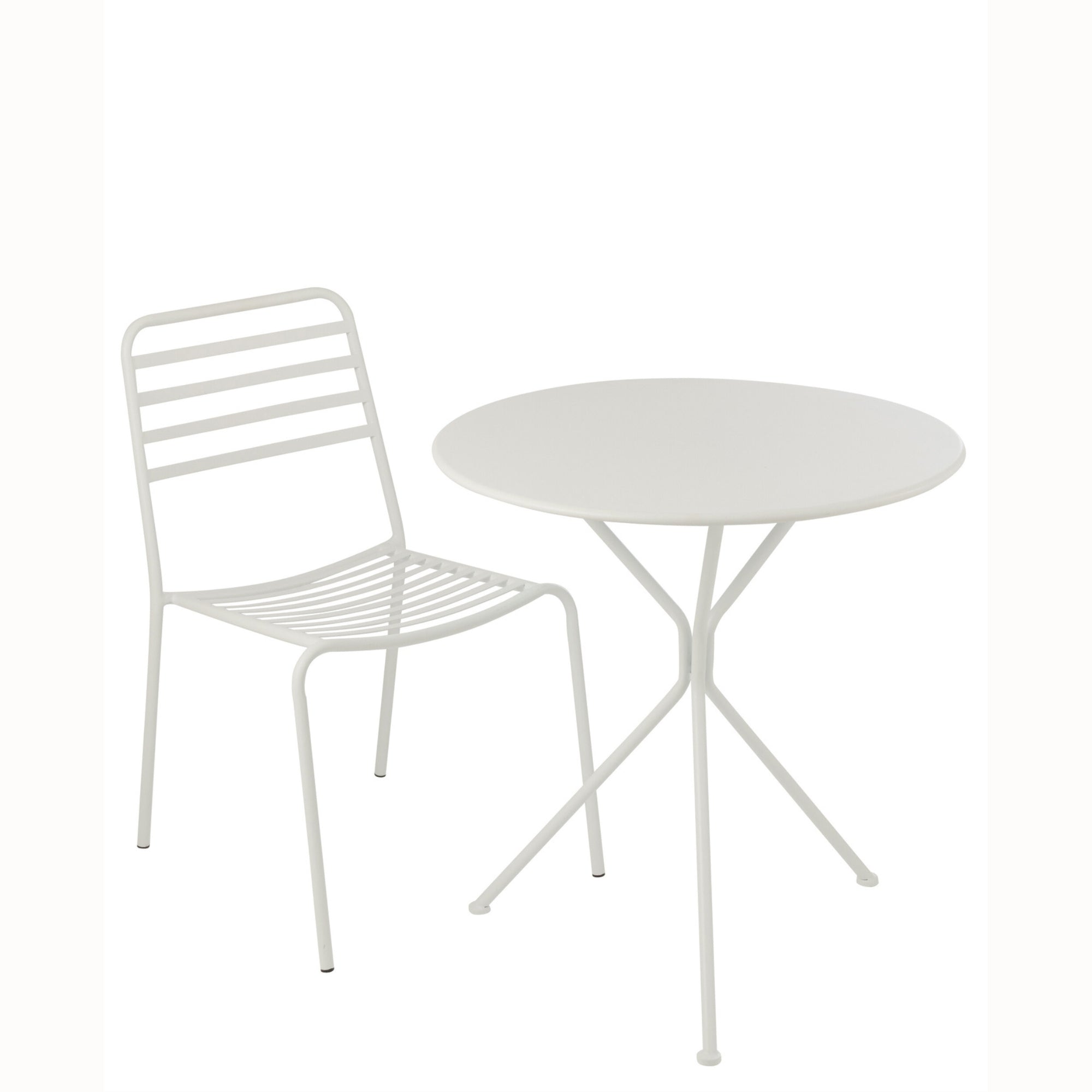 Tuintafel Tripod Rond Metaal Wit Large J-Line