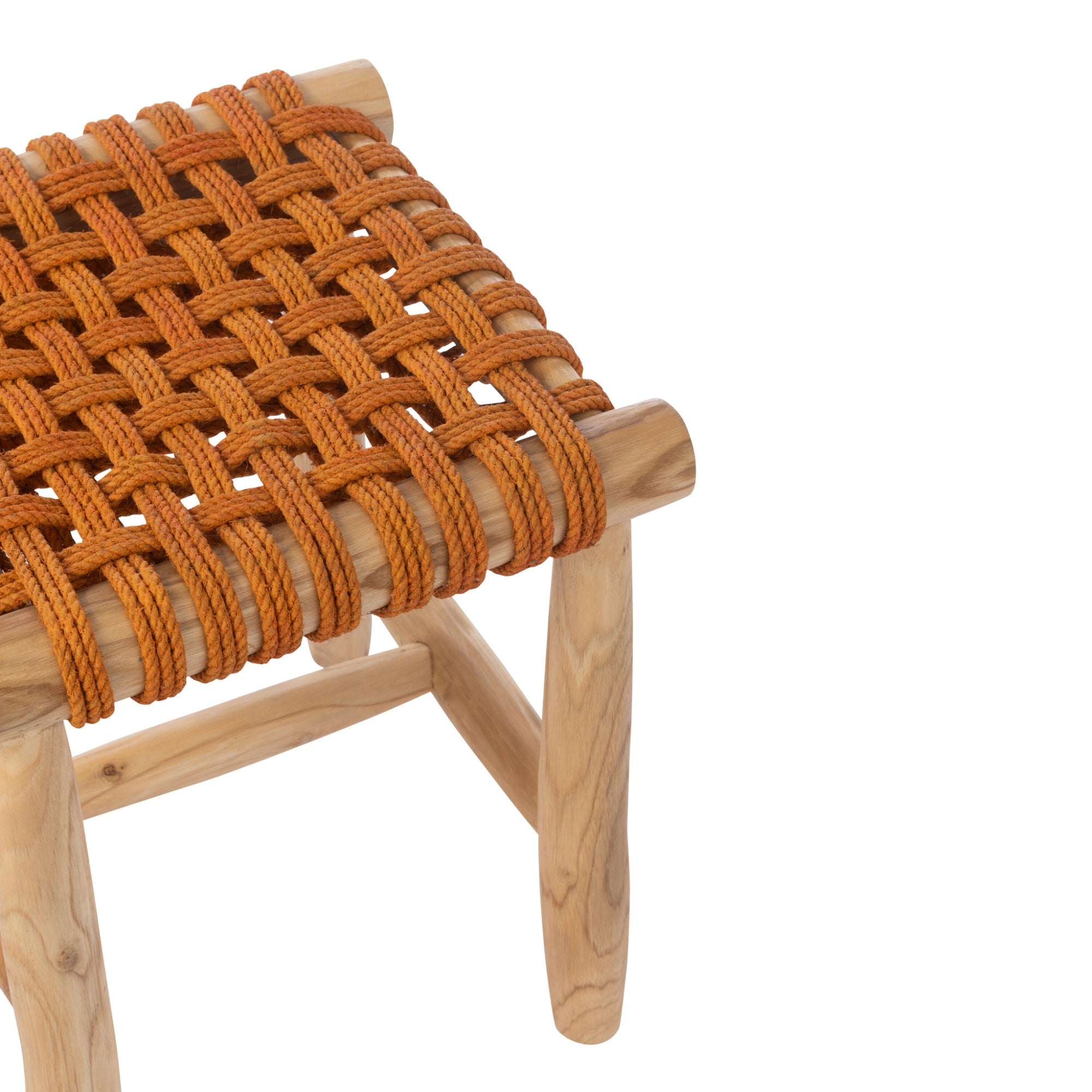 Kruk Teak Hout Oranje J-Line