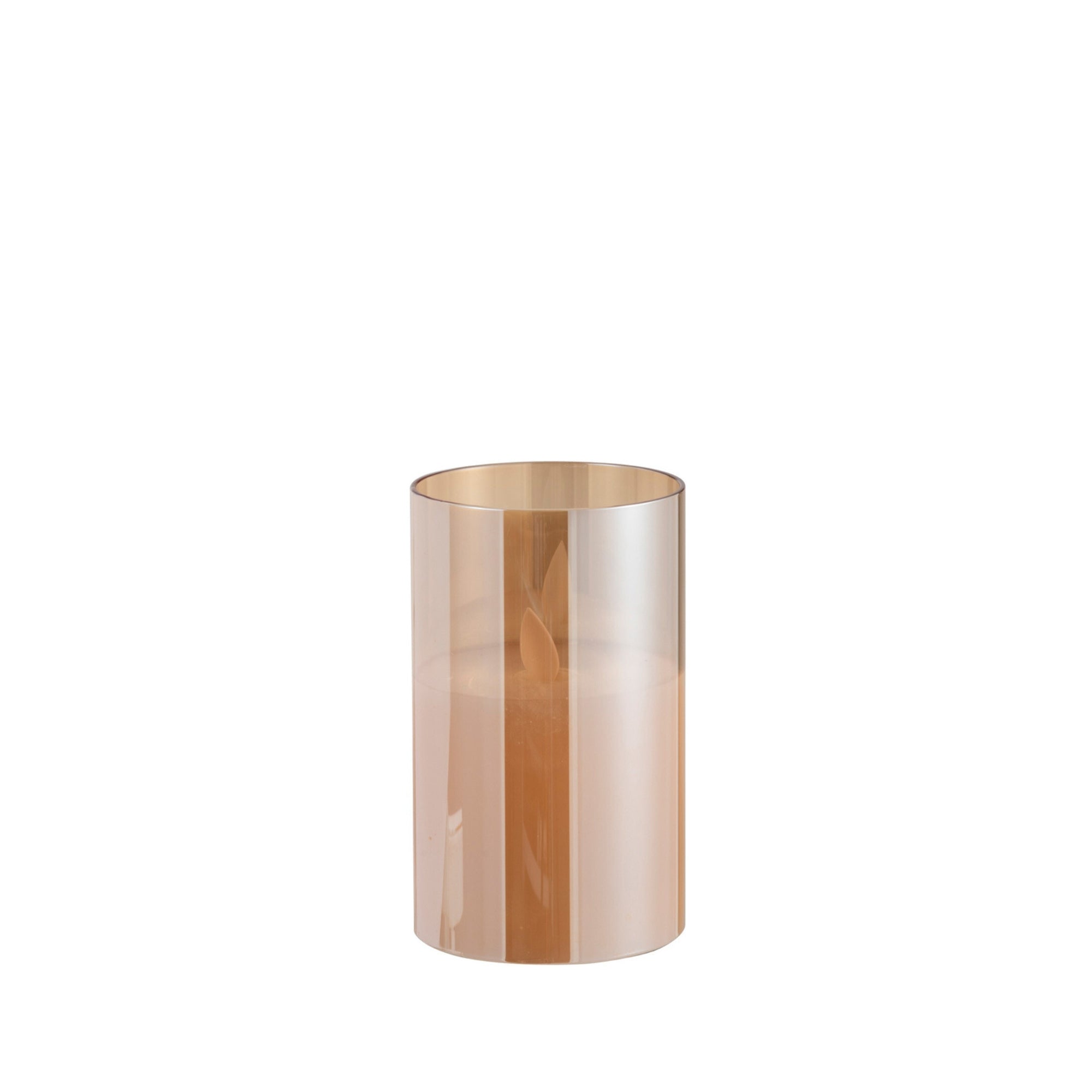 Ledlamp Blinkend Glas Goud Small