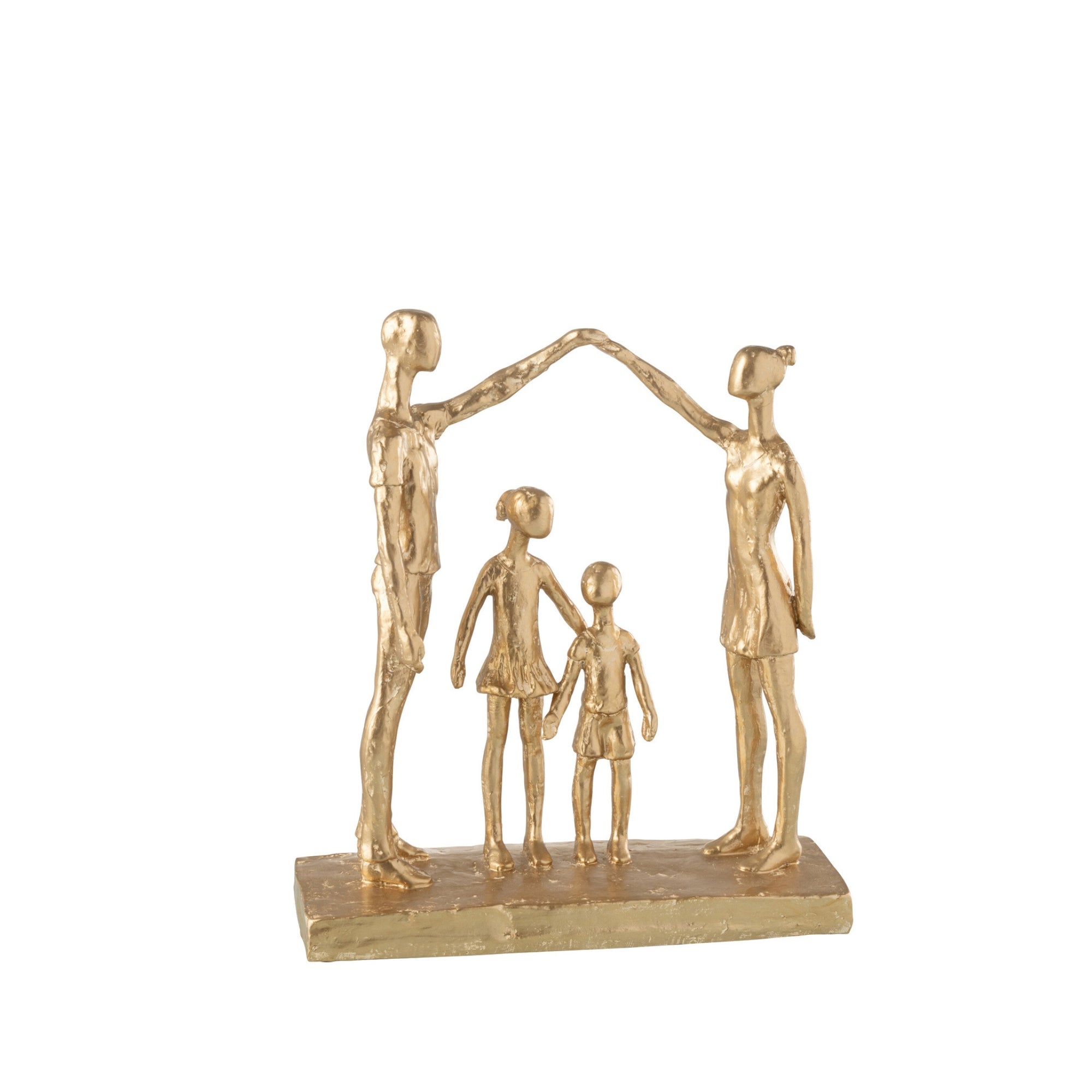 Familie Spelend Resine Goud J-Line