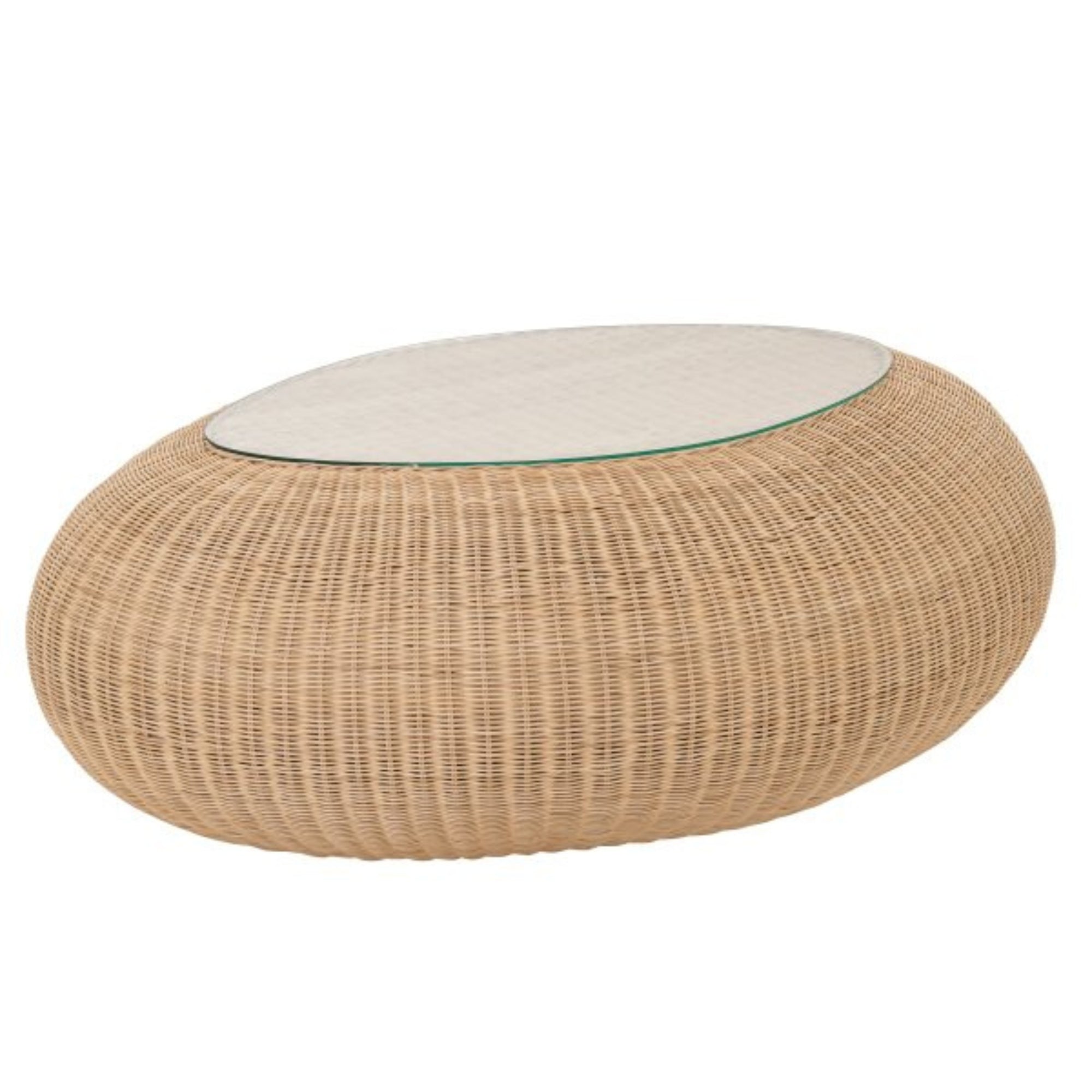 Salontafel Ovaal Rotan Naturel J-Line