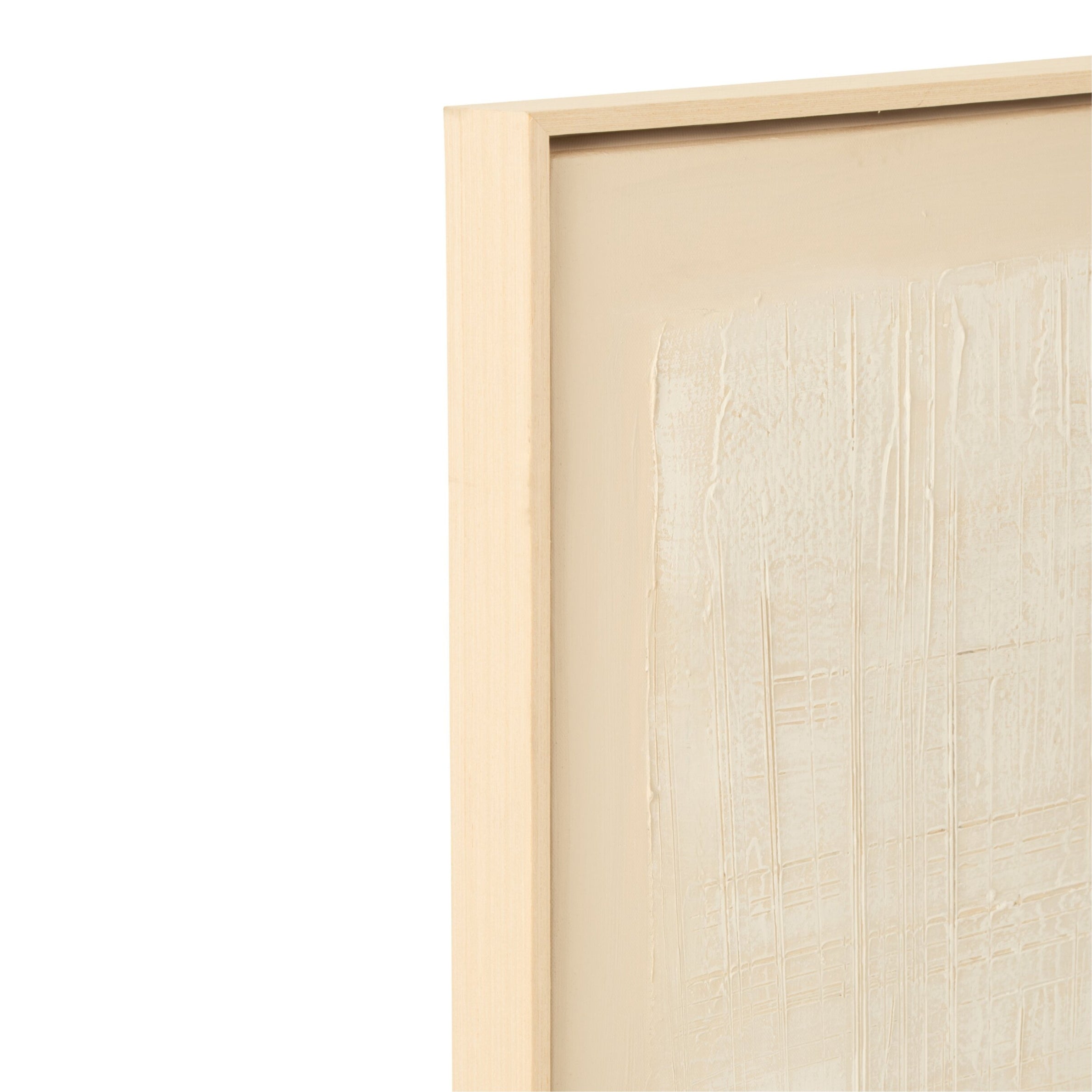 Schilderij Rechthoeken Dennenhout Beige/Donkergroen J-Line
