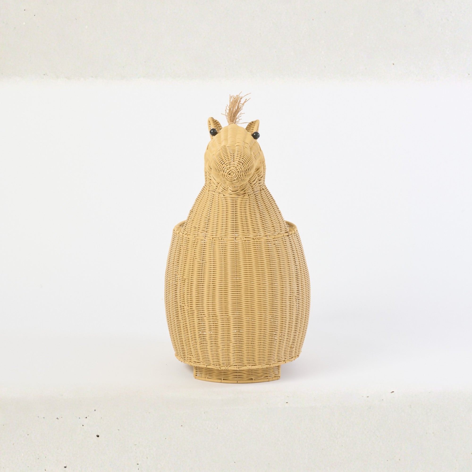 Mand Paard Kunststof Naturel J-Line