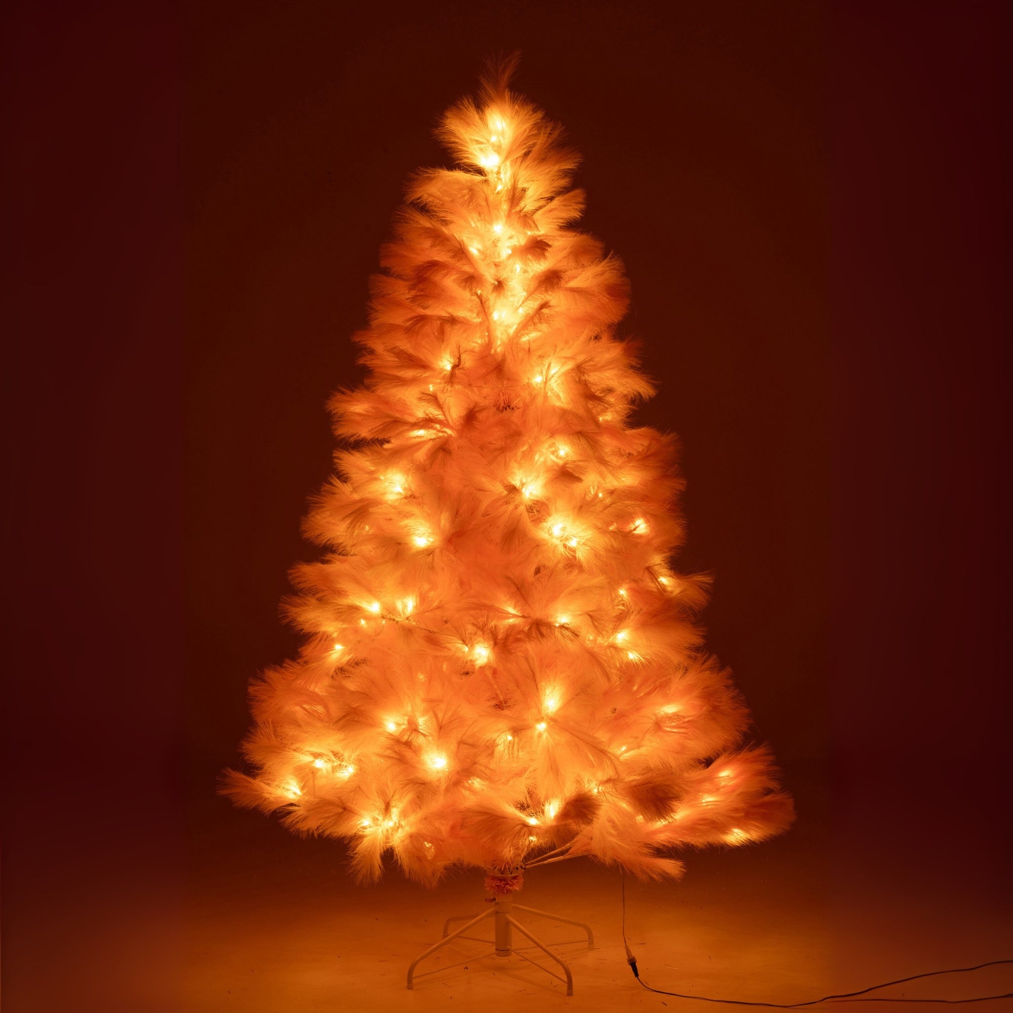 Kerstboom 400 Led Pampa Metaal Lichtroze H210cm J-Line