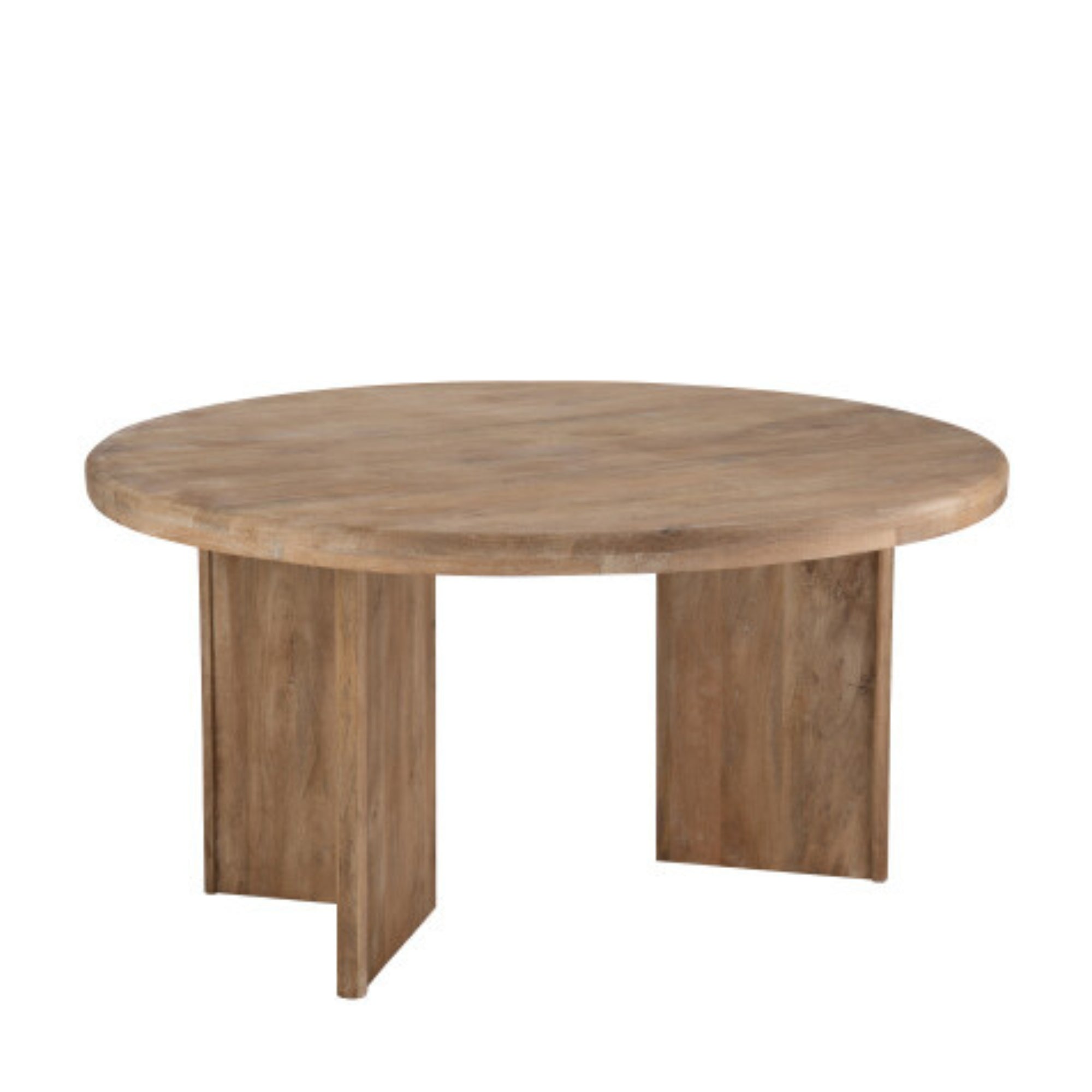 Eettafel Mangohout Naturel Dia 250cm J-Line