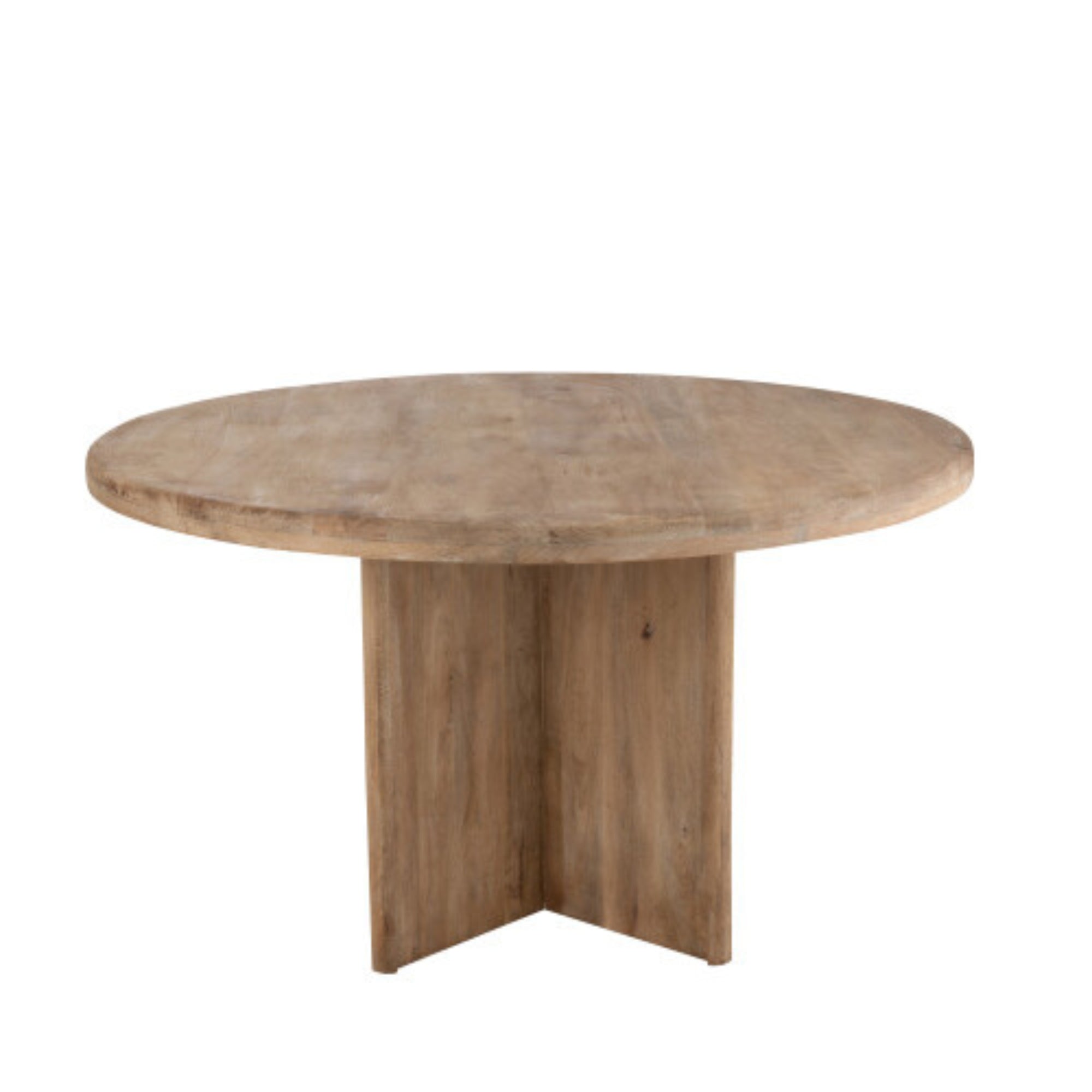 Eettafel Mangohout Naturel Dia 250cm J-Line