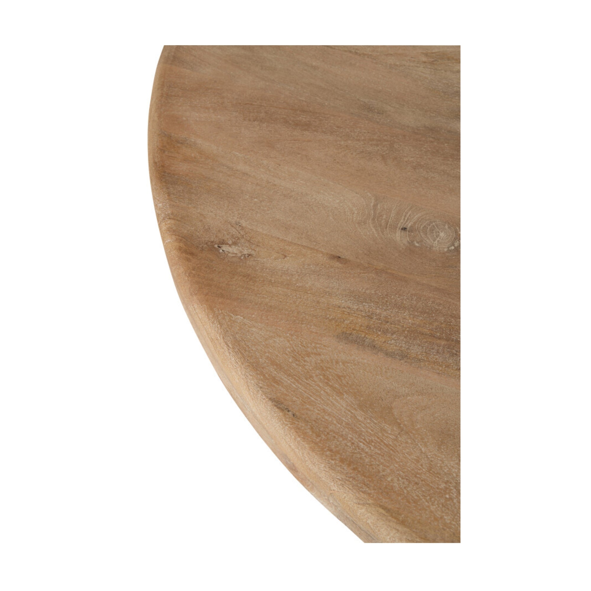 Eettafel Mangohout Naturel Dia 250cm J-Line