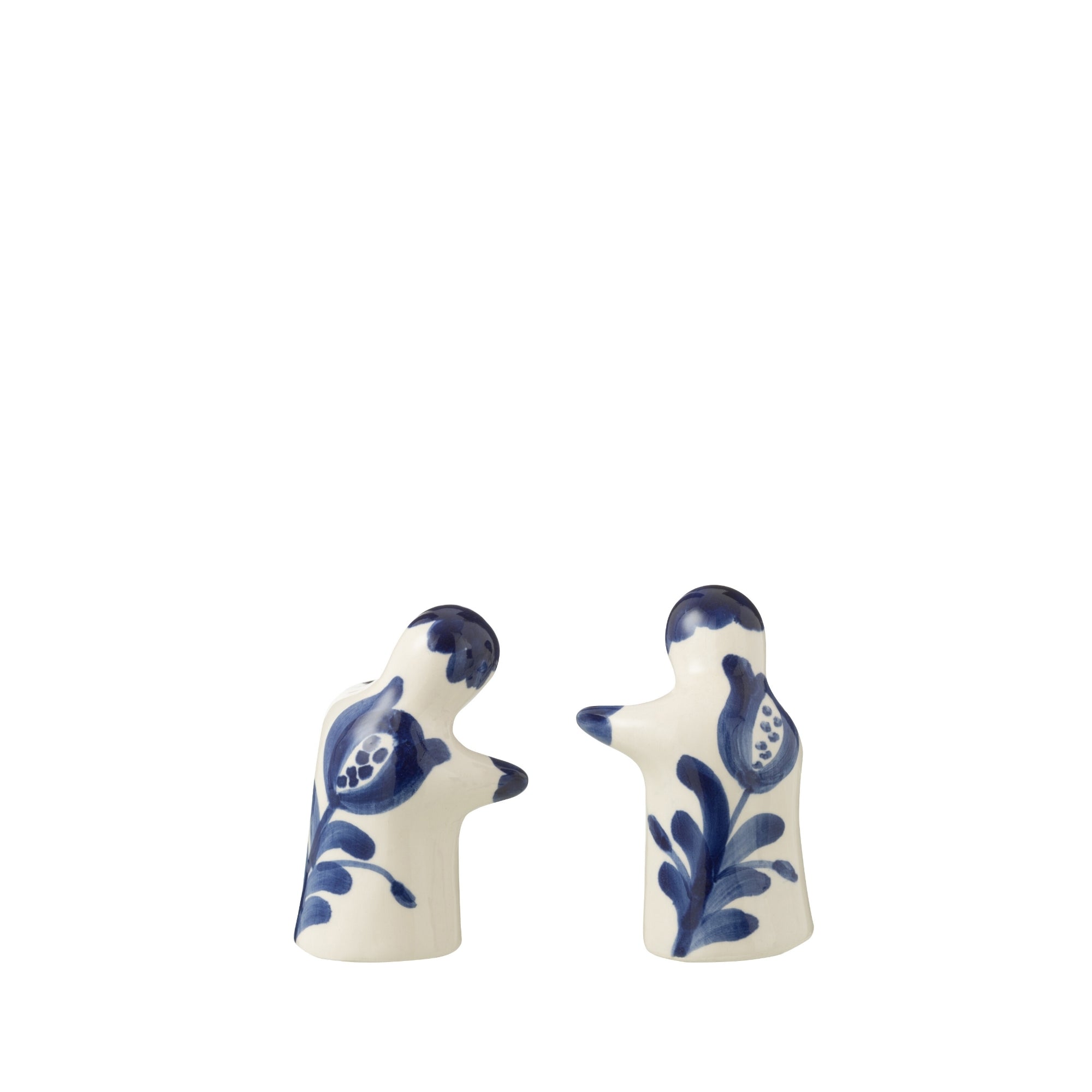 Peper & Zout Stelletje Granada Motief Cobalt Blauw/Wit Keramiek J-Line