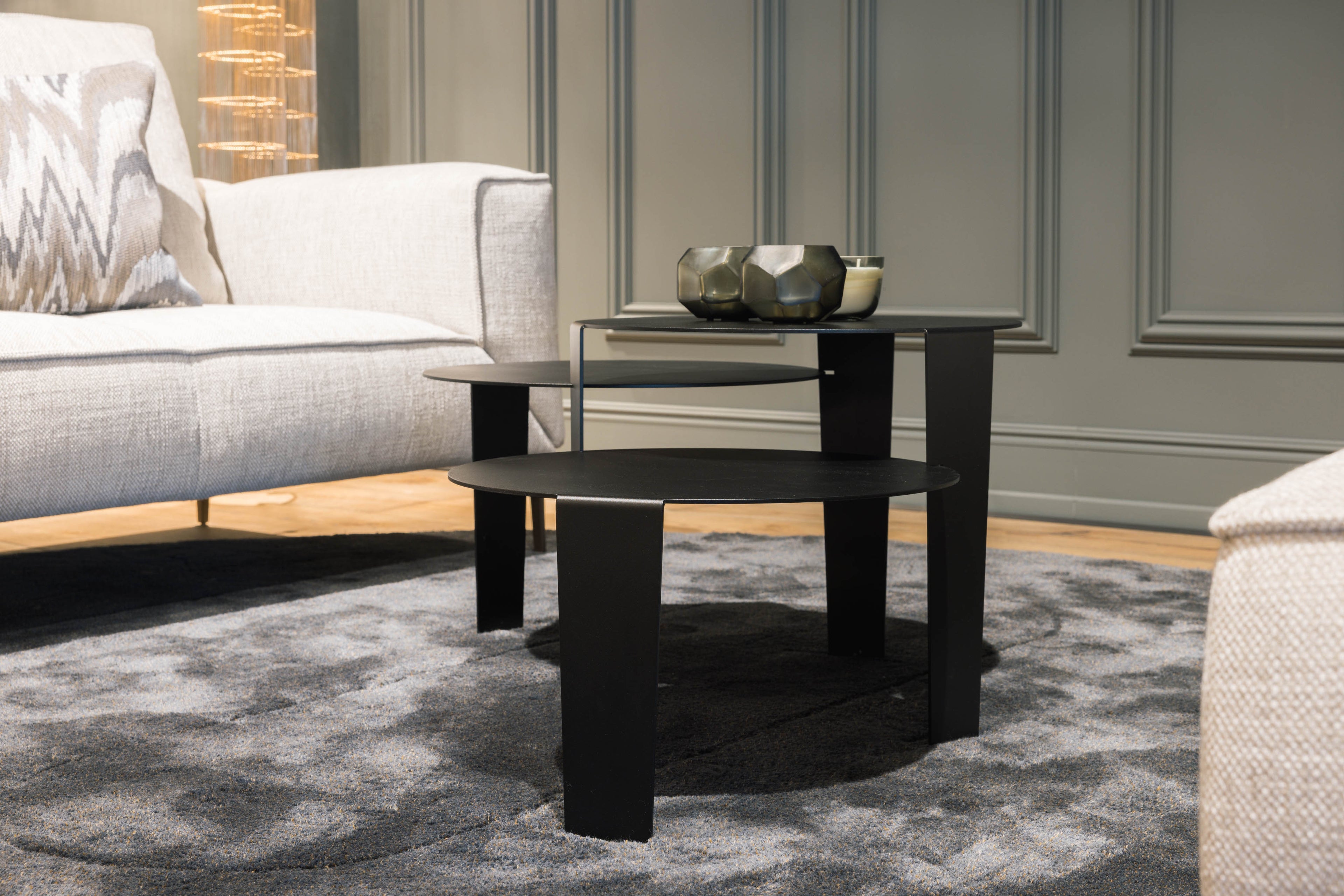Cascado Salontafel Zwart Staal Steelful