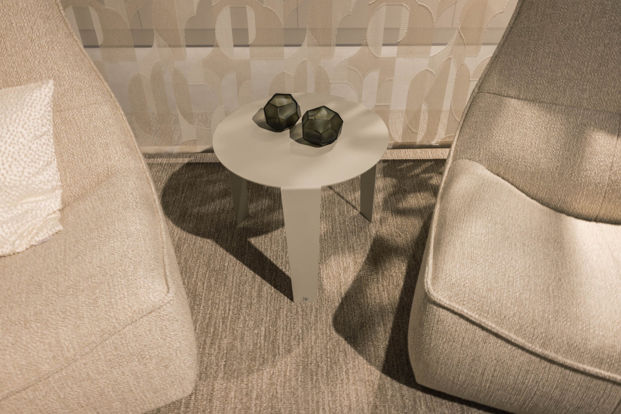 Cascado Bijzettafel Zijde Grijs Staal Steelful