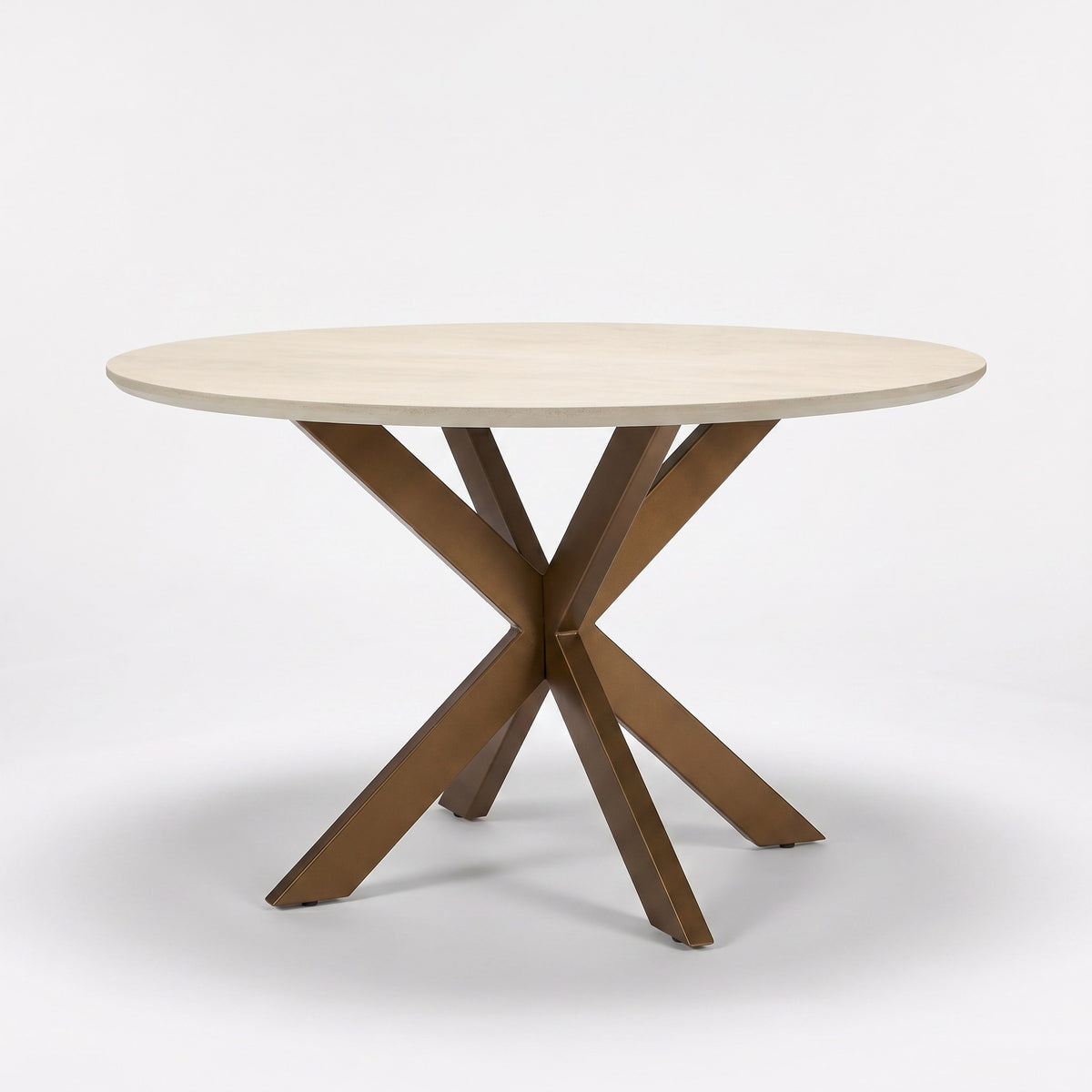 Eettafel Madison Mangohout Zand Rond 110cm Starfurn
