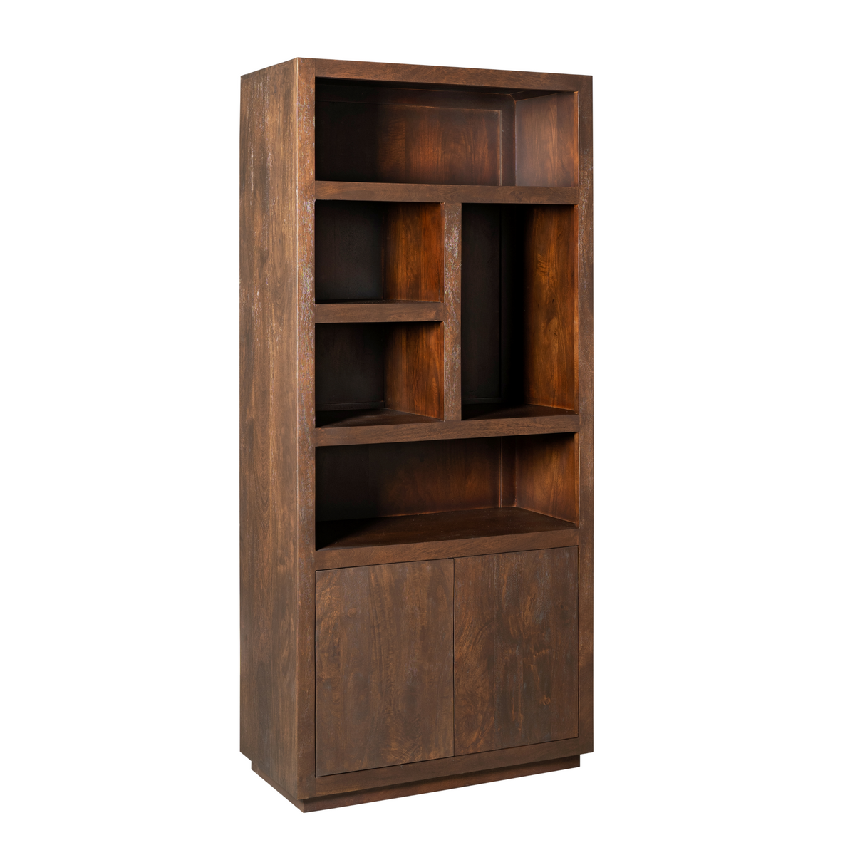 Vakkenkast Brussel Mangohout Bruin 90cm Starfurn