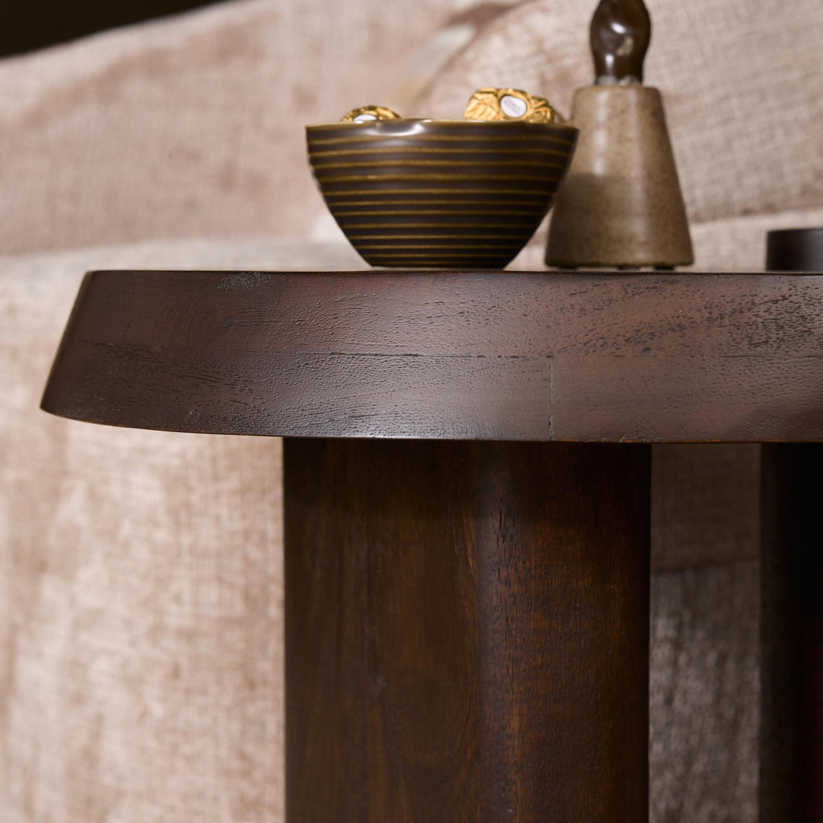 Salontafel Rava Mangohout Bruin 125cm Starfurn