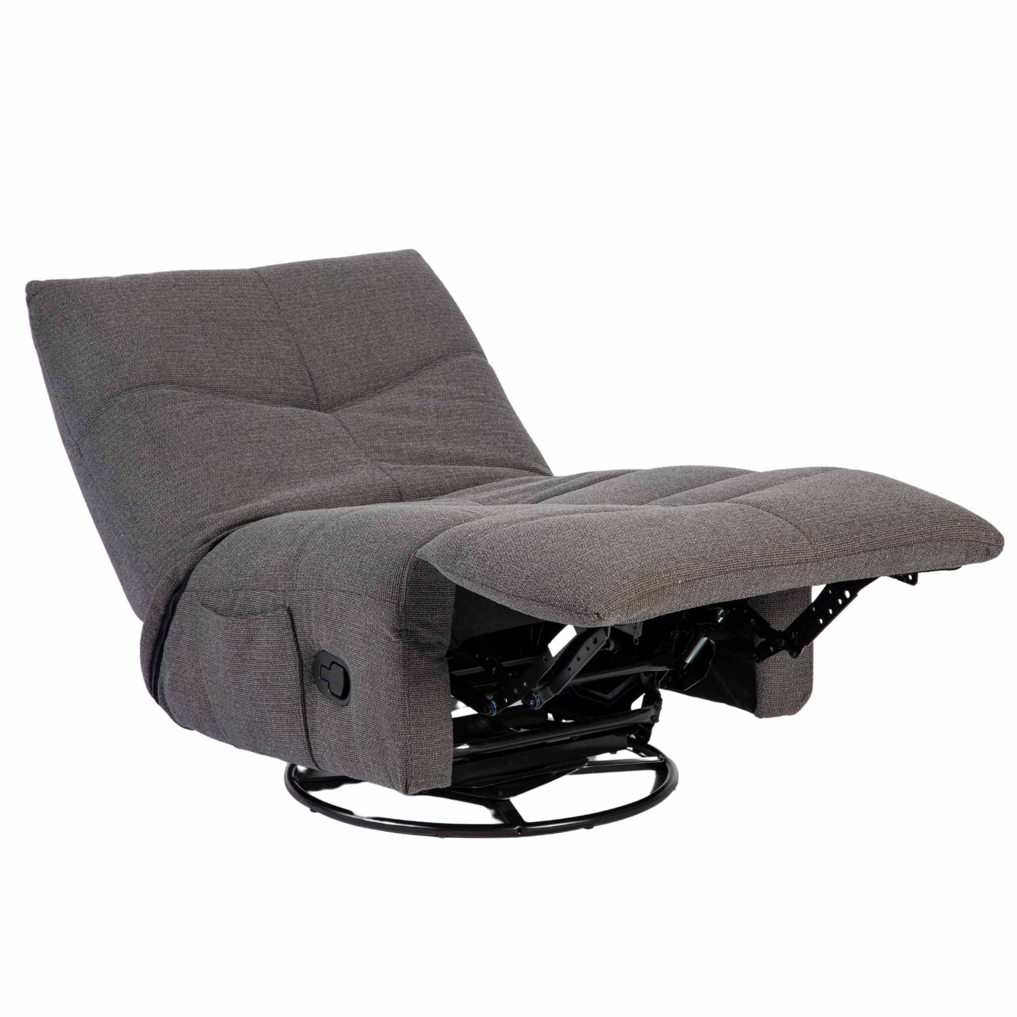 Relaxfauteuil Lazy Stof Donkergrijs Starfurn