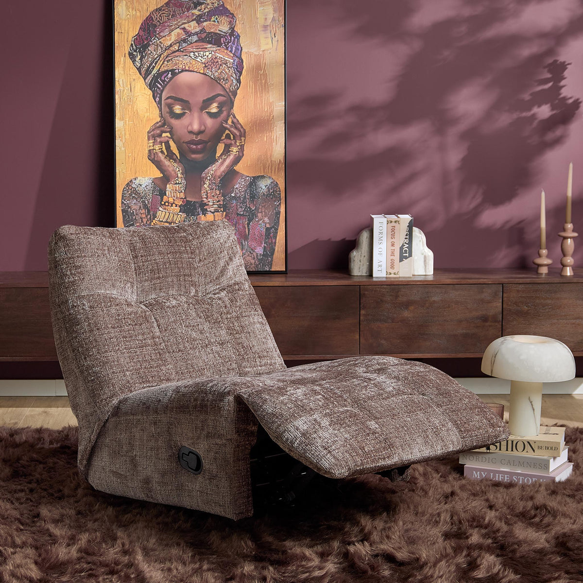 Relaxfauteuil Chill Stof Clay Starfurn
