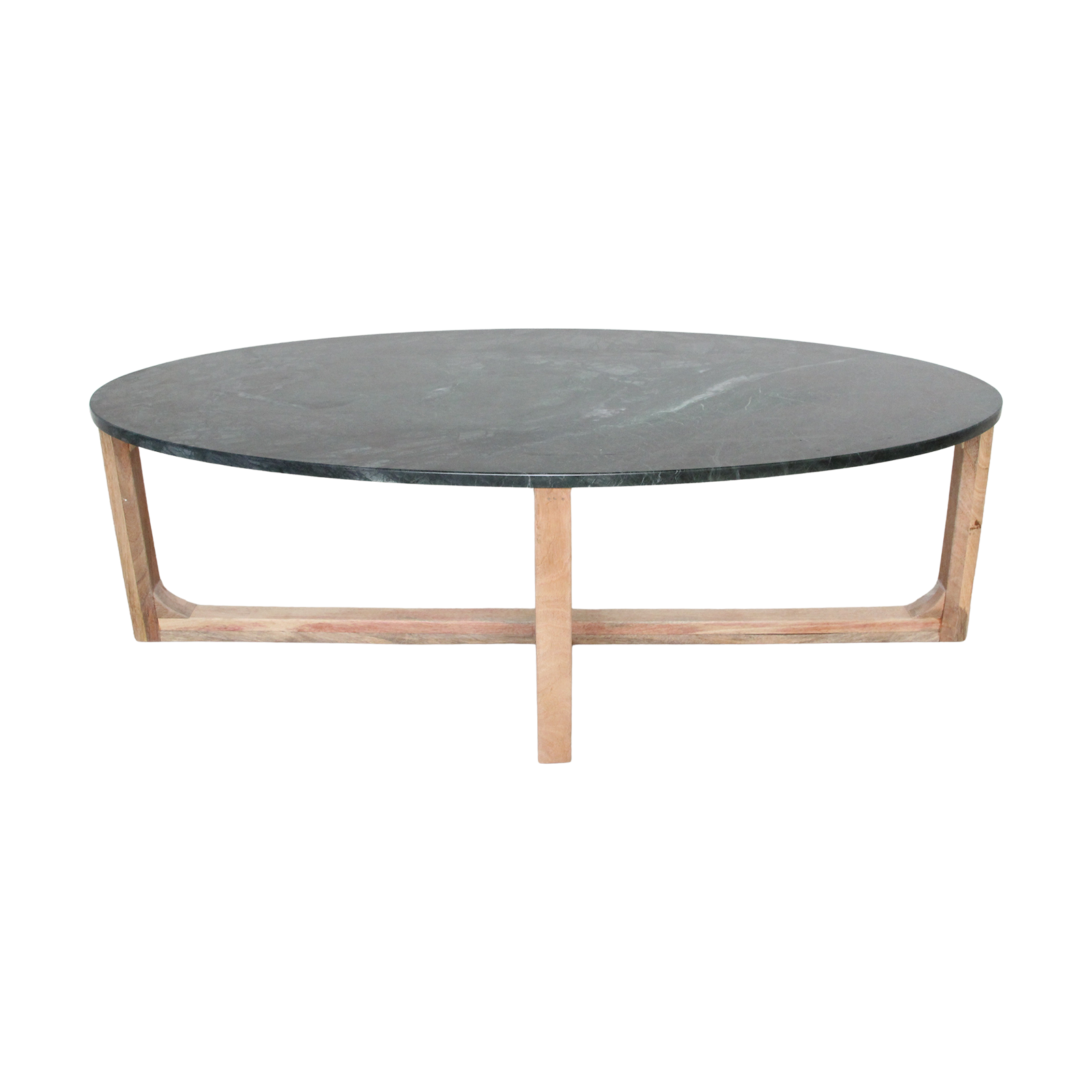 Salontafel Marmer Ovaal Groen Raw Materials