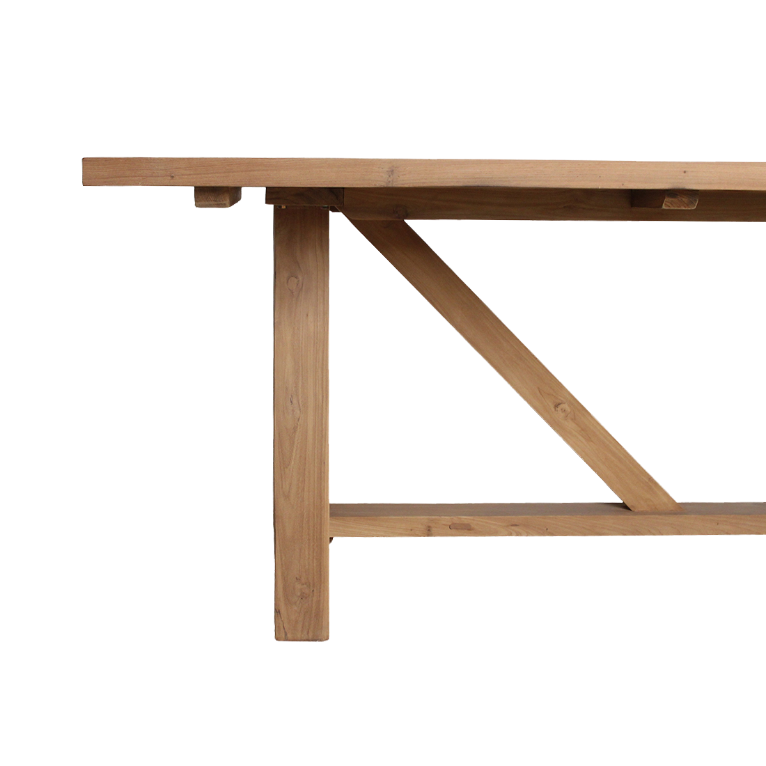 Tuintafel Soleado 200cm FSC Gerecycled Teakhouten Raw Materials