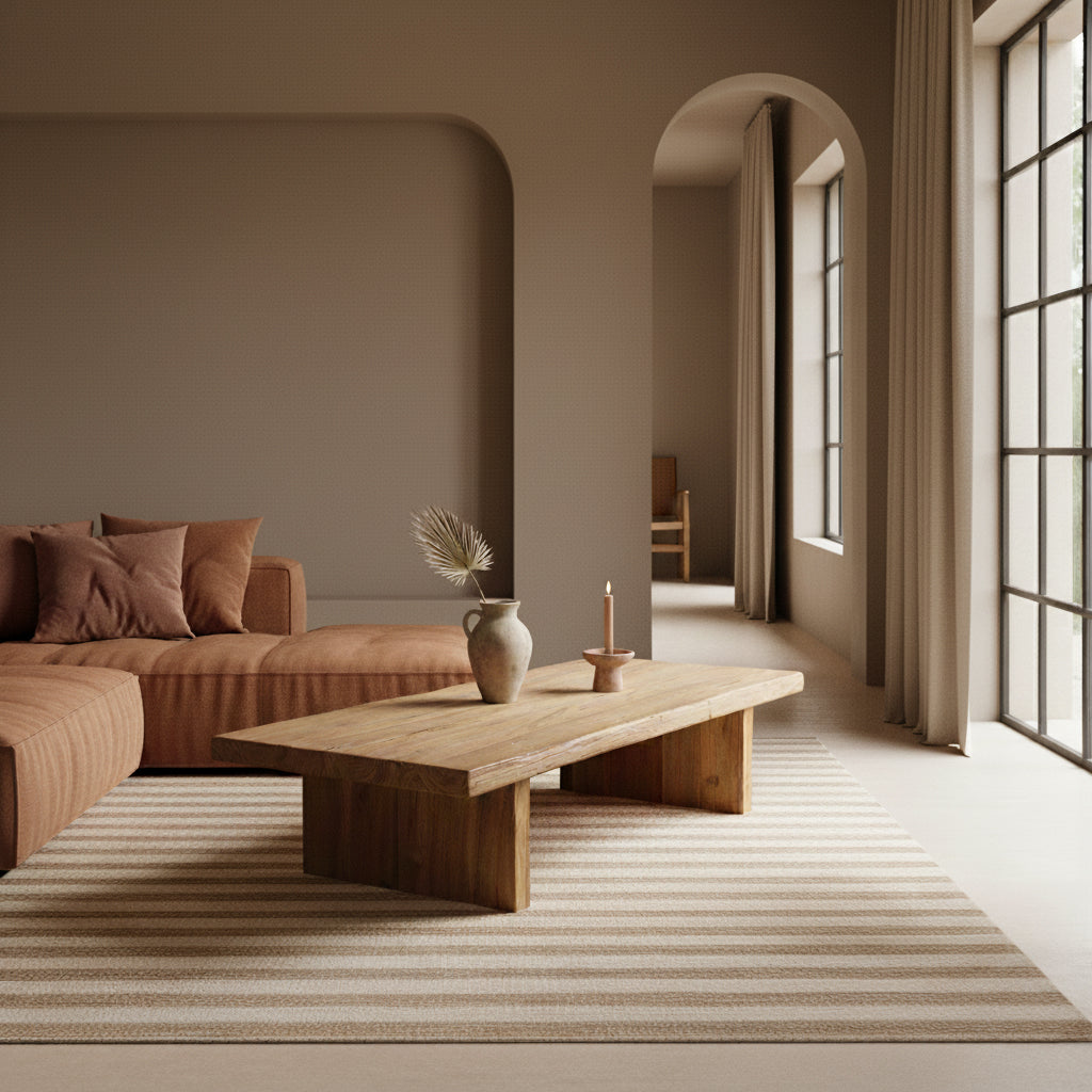 Teakhouten Salontafel Rechthoekig FSC-gerecycled Raw Materails