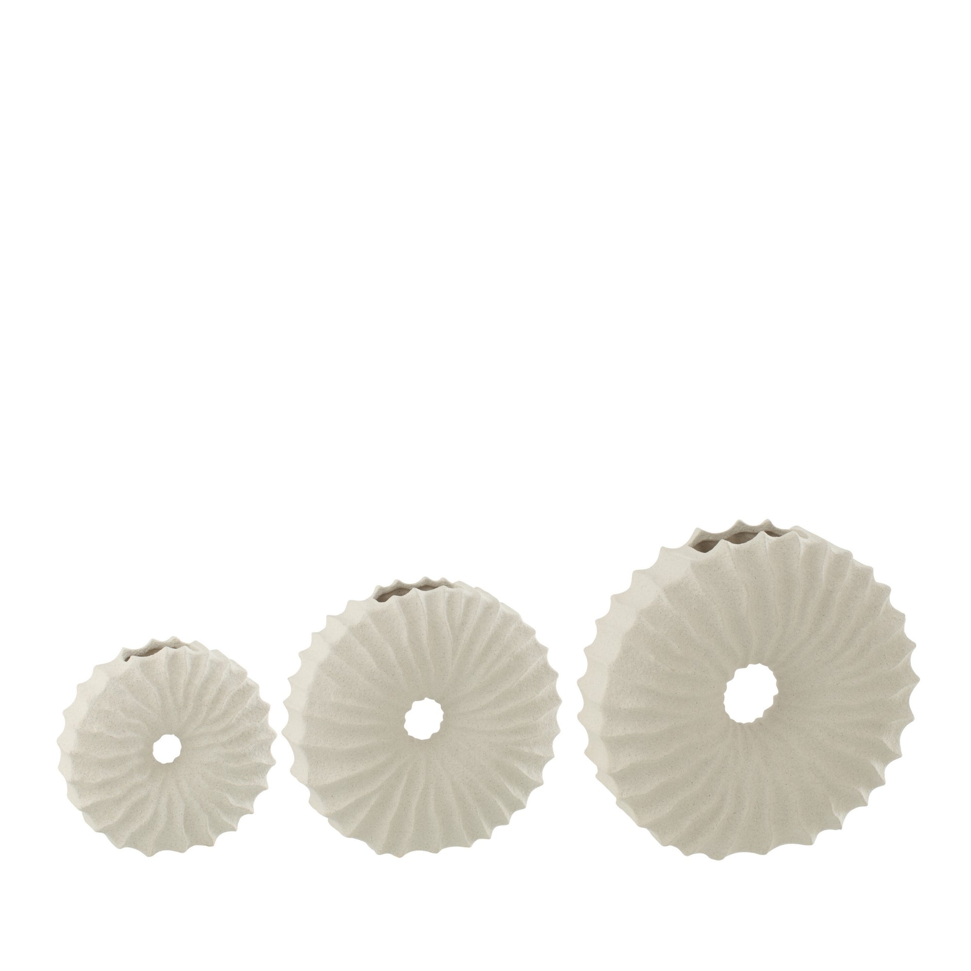 Vaas Keramiek Zandlook Wit Large J-Line