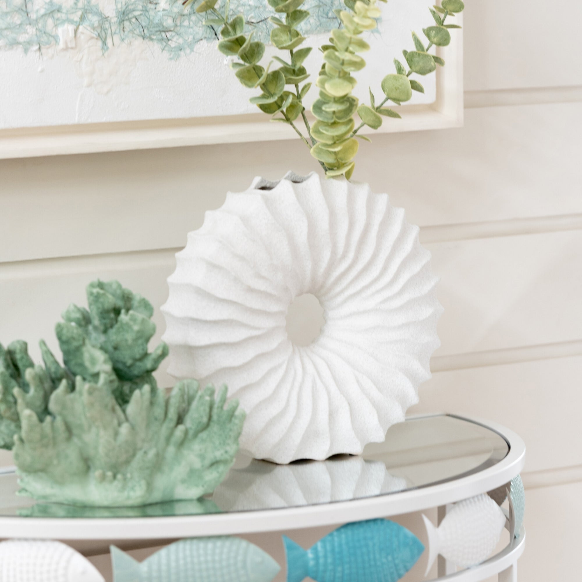 Vaas Keramiek Zandlook Wit Large J-Line