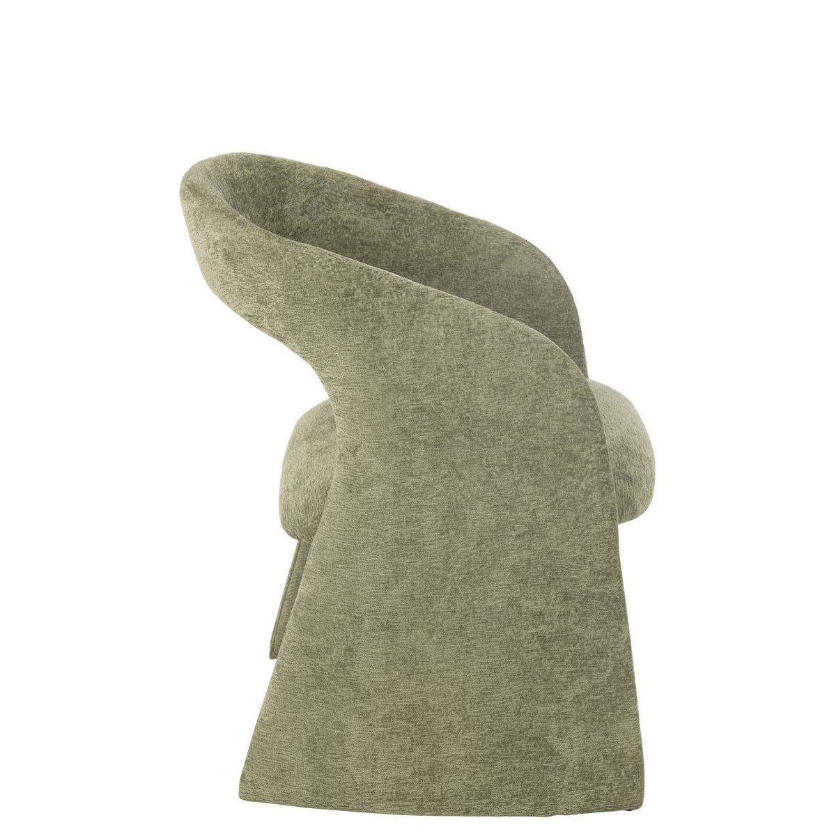 Anise Stoel Textiel Muntgroen - Eetkamerstoel - J-Line - livinglovely.nl