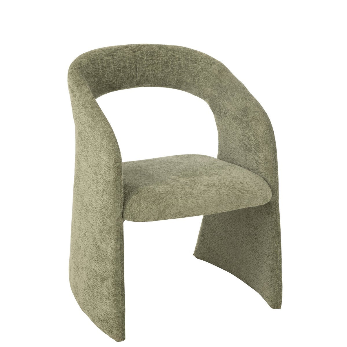 Anise Stoel Textiel Muntgroen - Eetkamerstoel - J-Line - livinglovely.nl