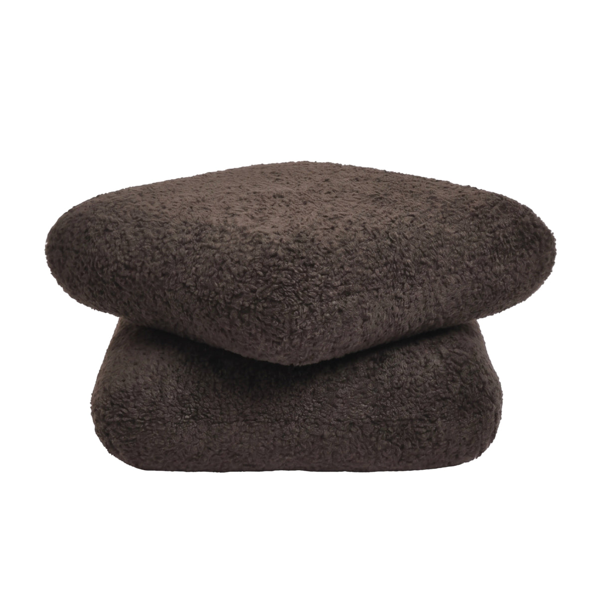 Aro Draaipoef Teddy Bruin van PTMD, ronde poef met royale zitting en pocketvering