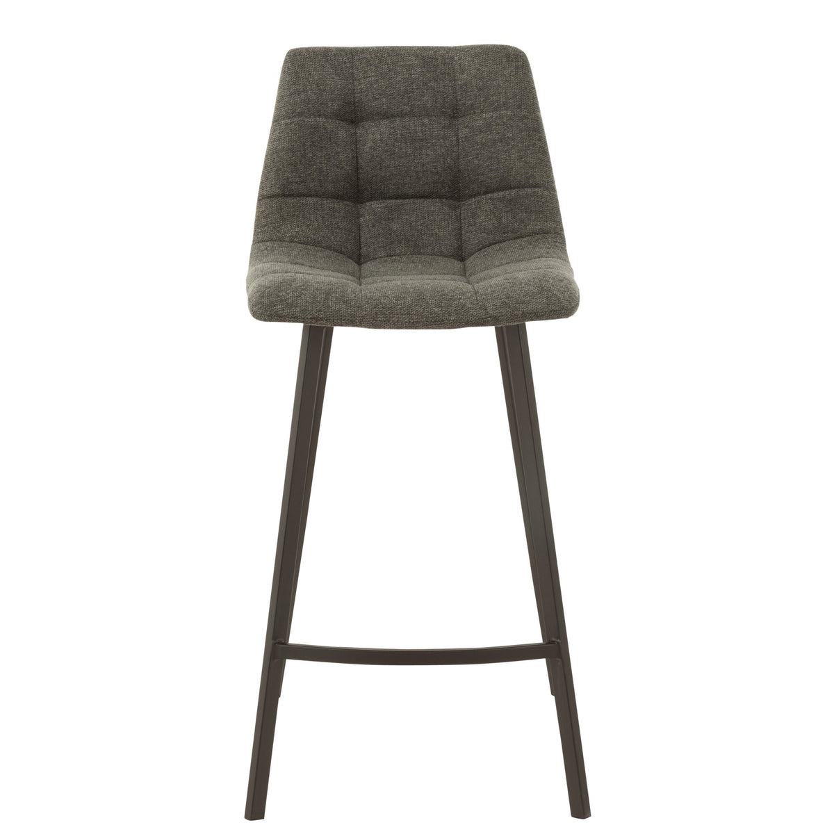 Barstoel Stephane Textiel/Metaal Donkergrijs – J-Line