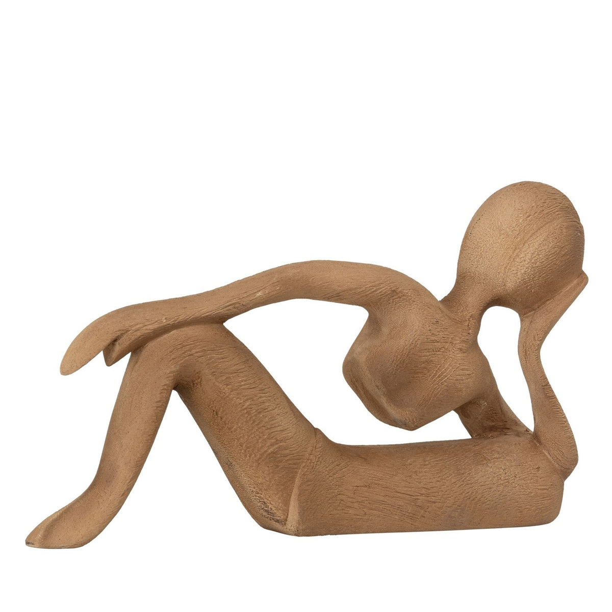 Beeld Relax van MUST Living van achteren, met de doorlopende houtnerf zichtbaar