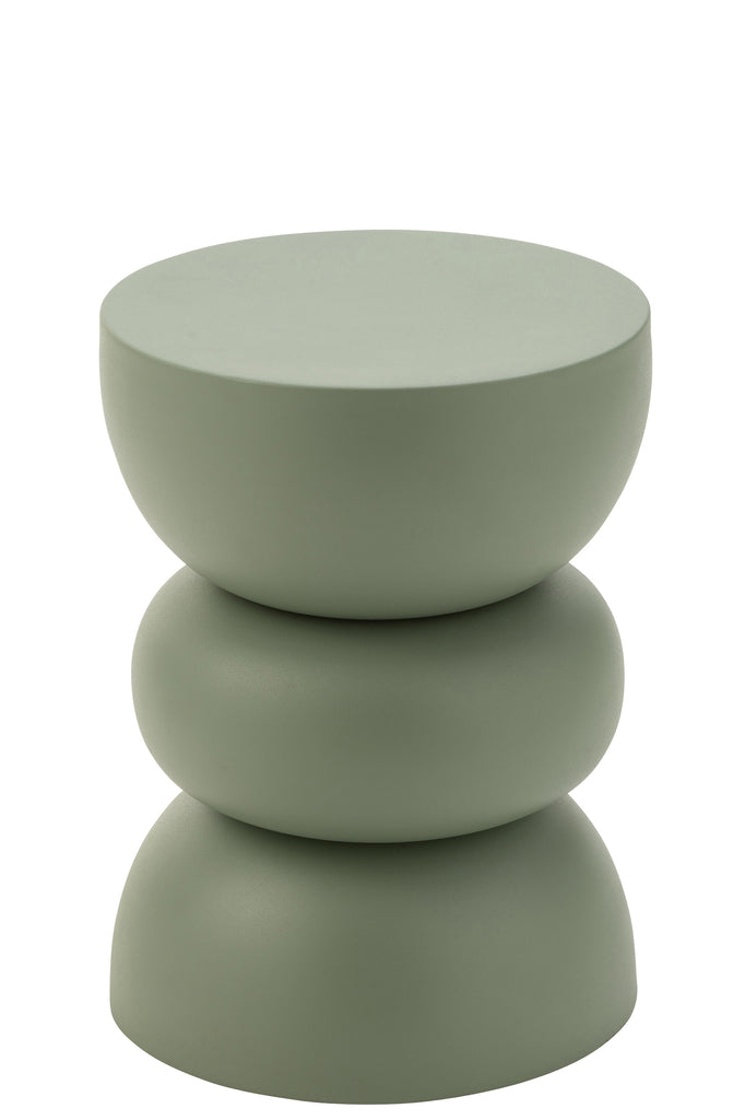 Bijzettafel Lise Ijzer Groen - Bijzettafel - J-Line - livinglovely.nl