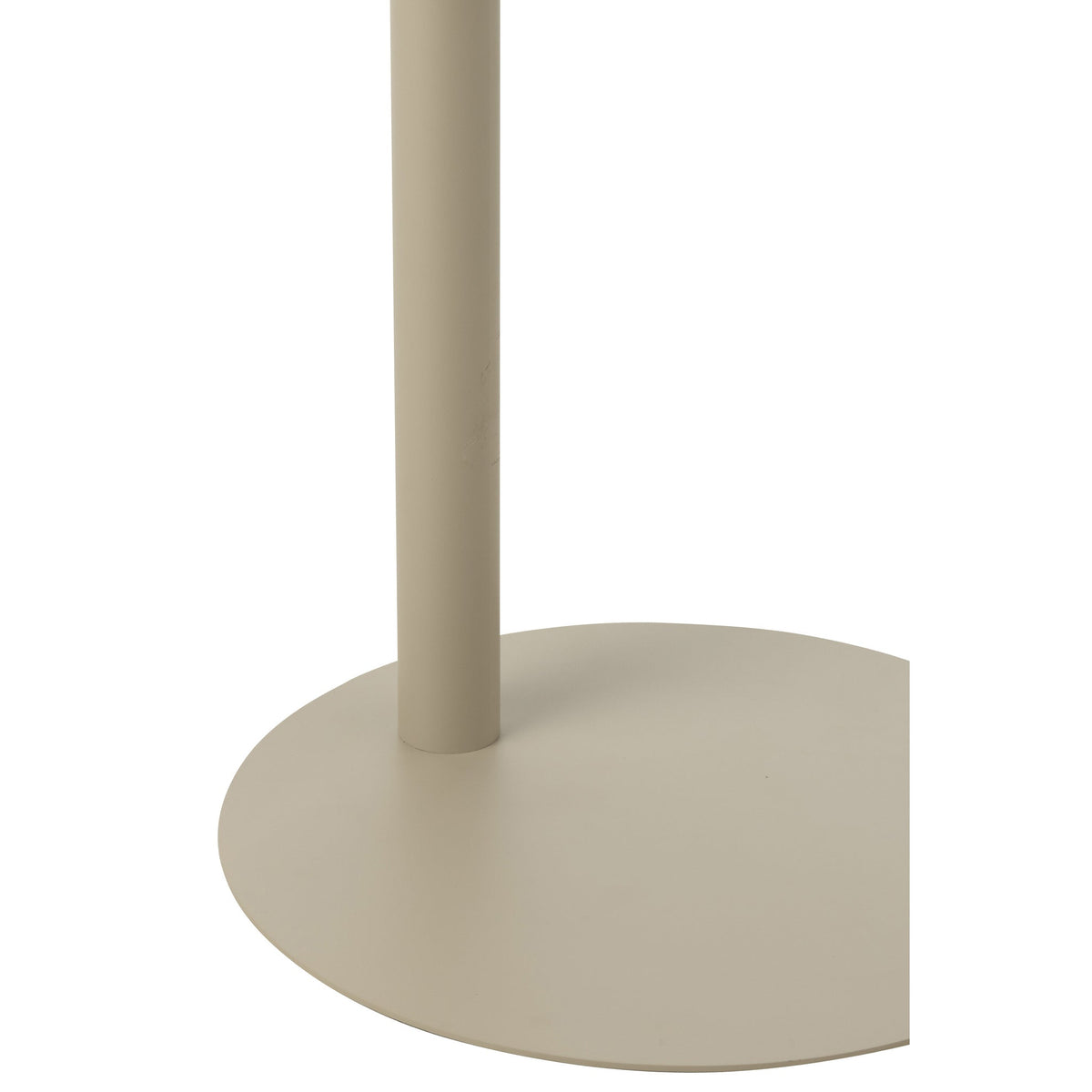 Bijzettafel Rond Metaal Beige J-Line