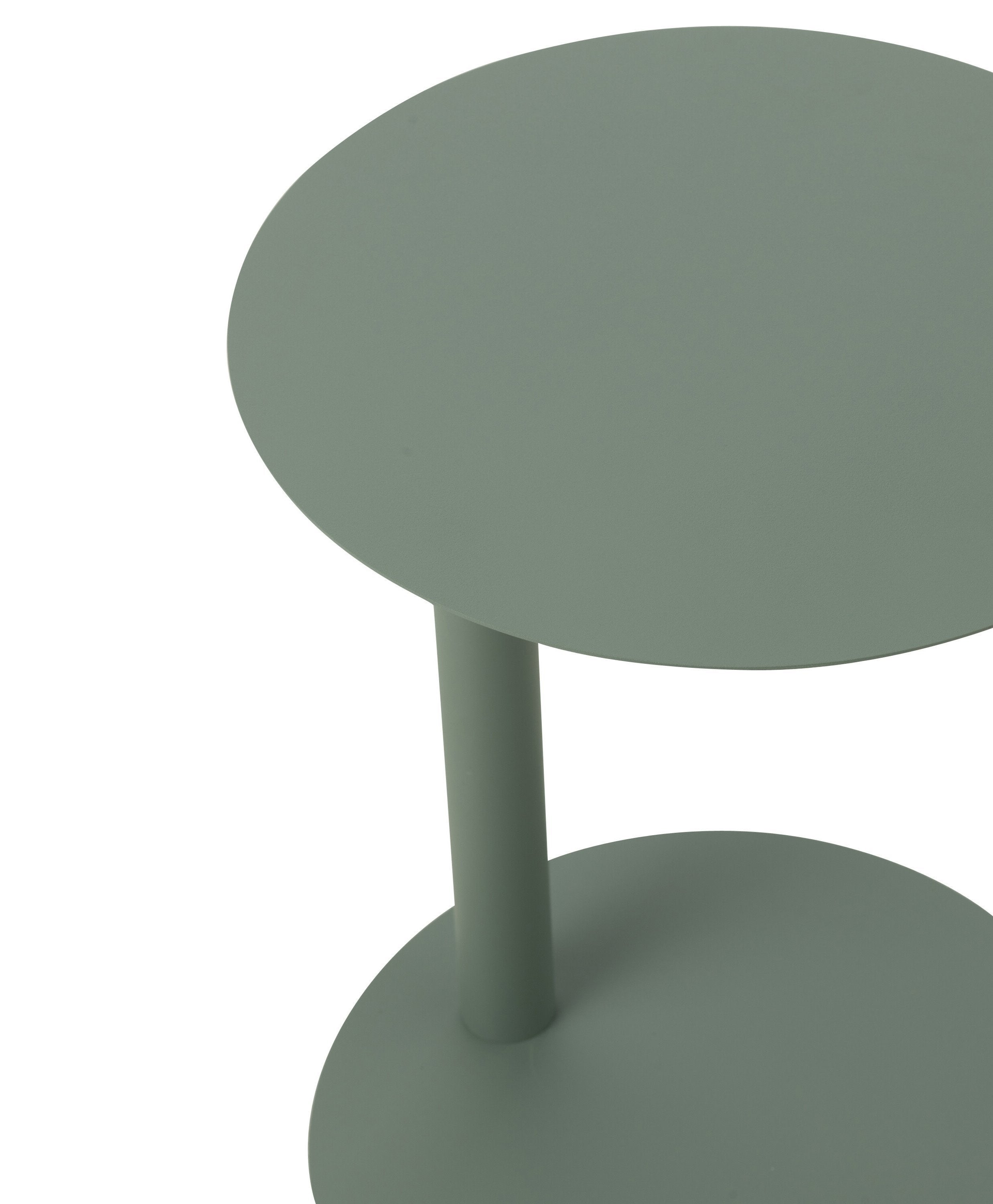 Bijzettafel Rond Metaal Groen - Bijzettafel - J-Line - livinglovely.nl