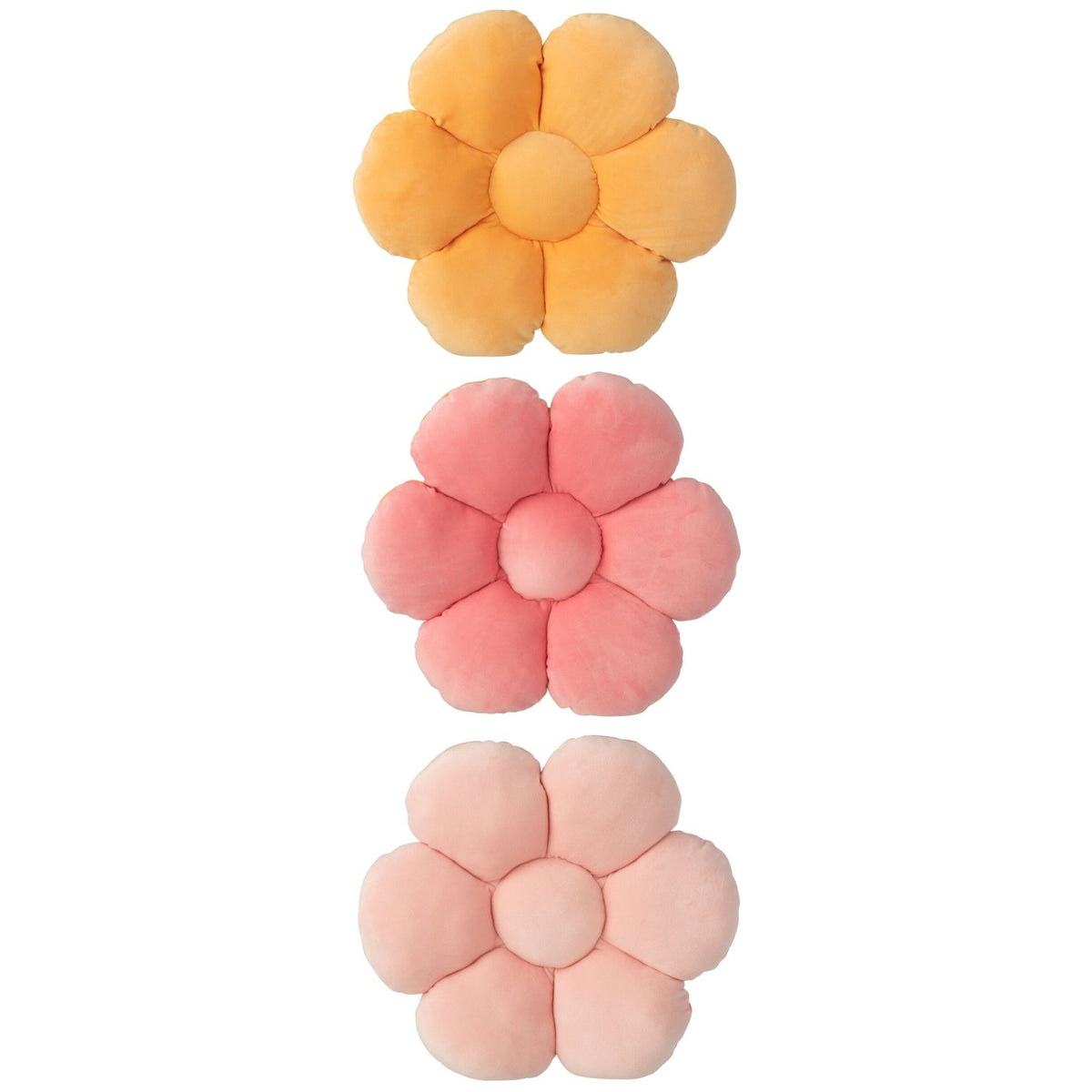 Bloem Polyester Roze/Oranje Assortiment Van 3 J-Line