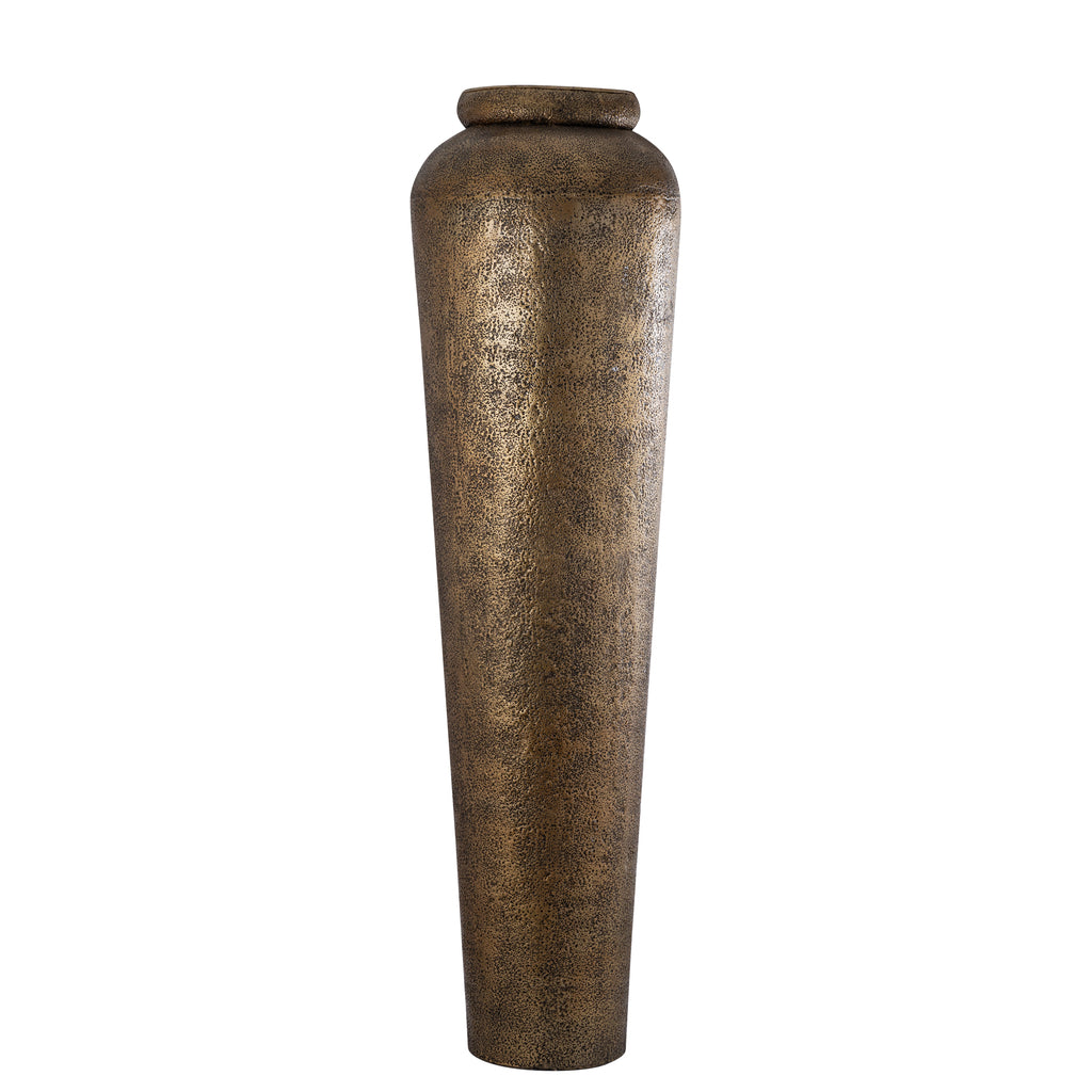 Bloempot Zavir - 50x50x173 cm - Aluminium - Goud PTMD - Pot - PTMD - livinglovely.nl