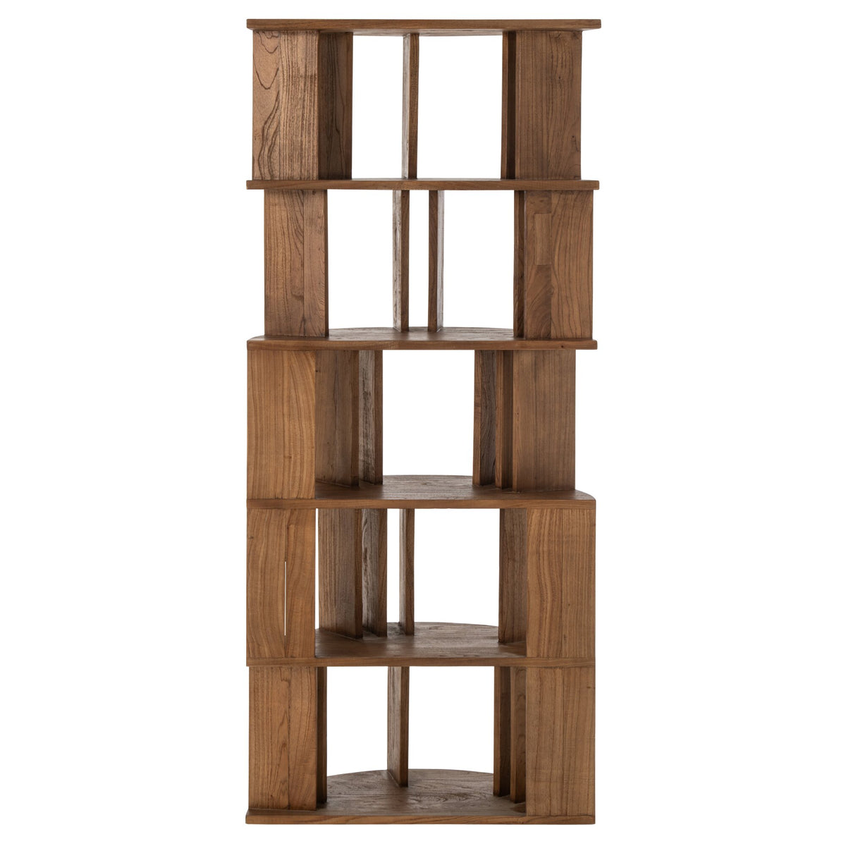 Boekenkast Halve Cirkel Mindi Hout Naturel J-Line